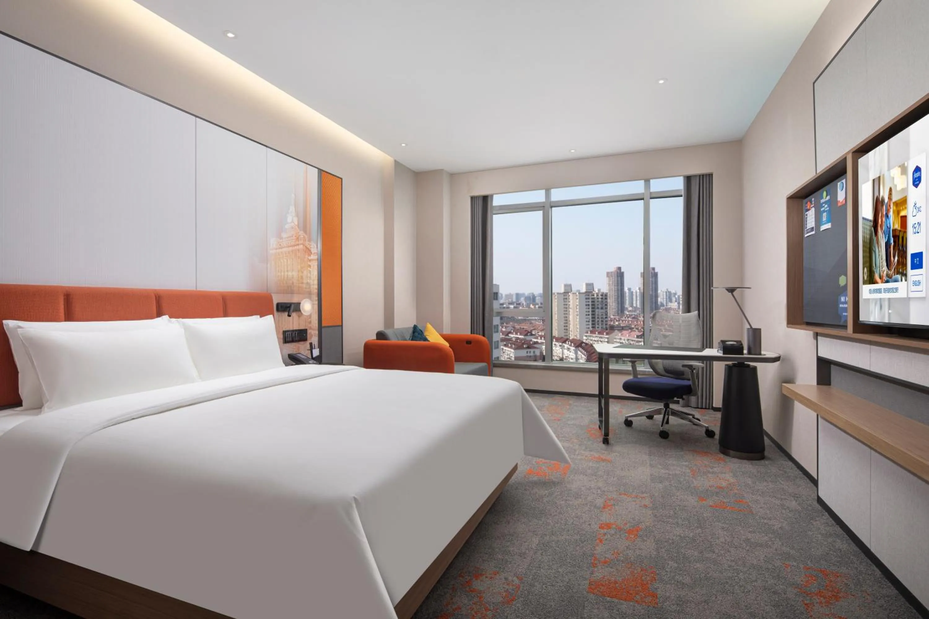 Superior Queen Room in Hampton by Hilton Shanghai North Bund Siping Road
