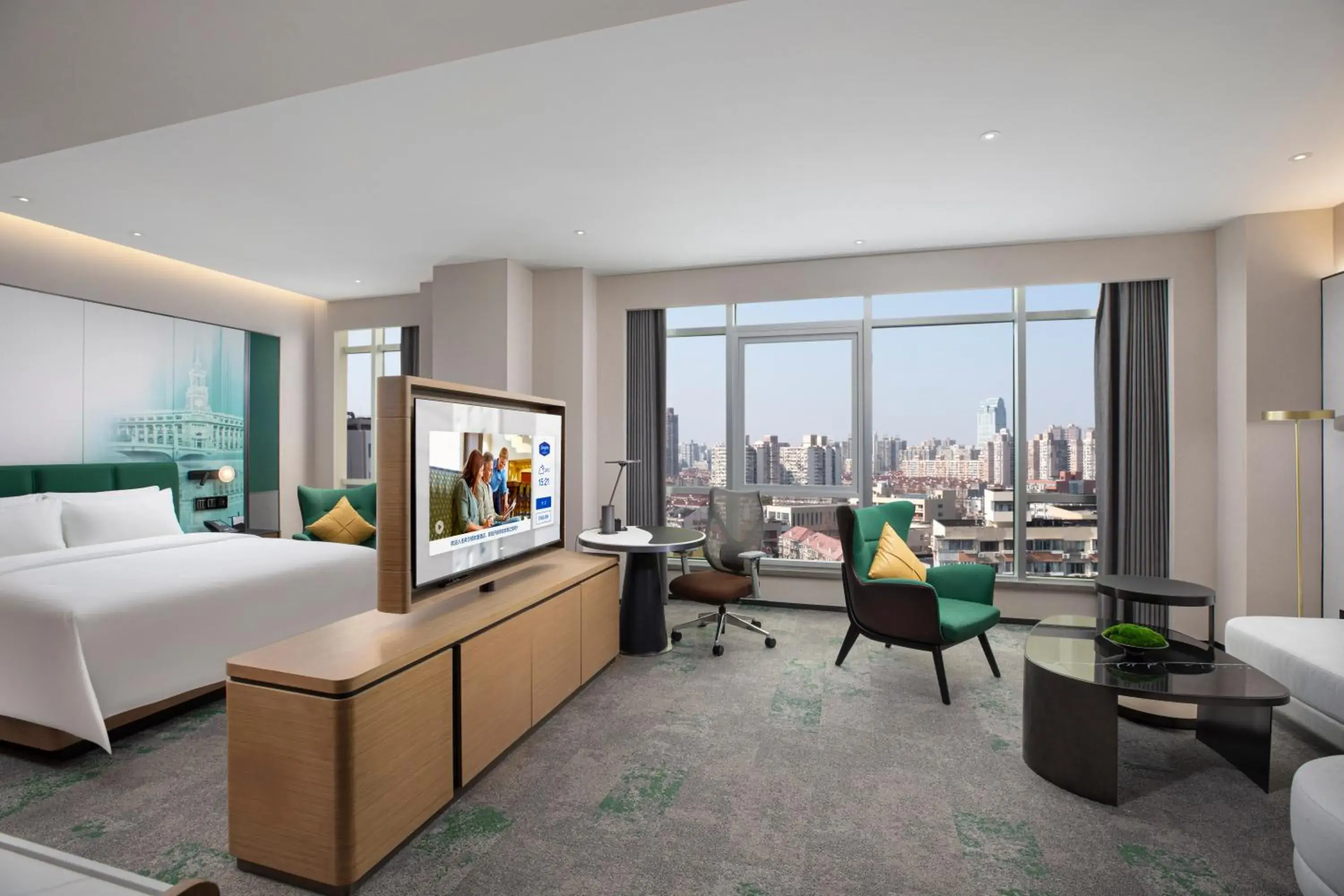Deluxe Suite in Hampton by Hilton Shanghai North Bund Siping Road Deluxe Suite in Hampton by Hilton Shanghai North Bund Siping Road