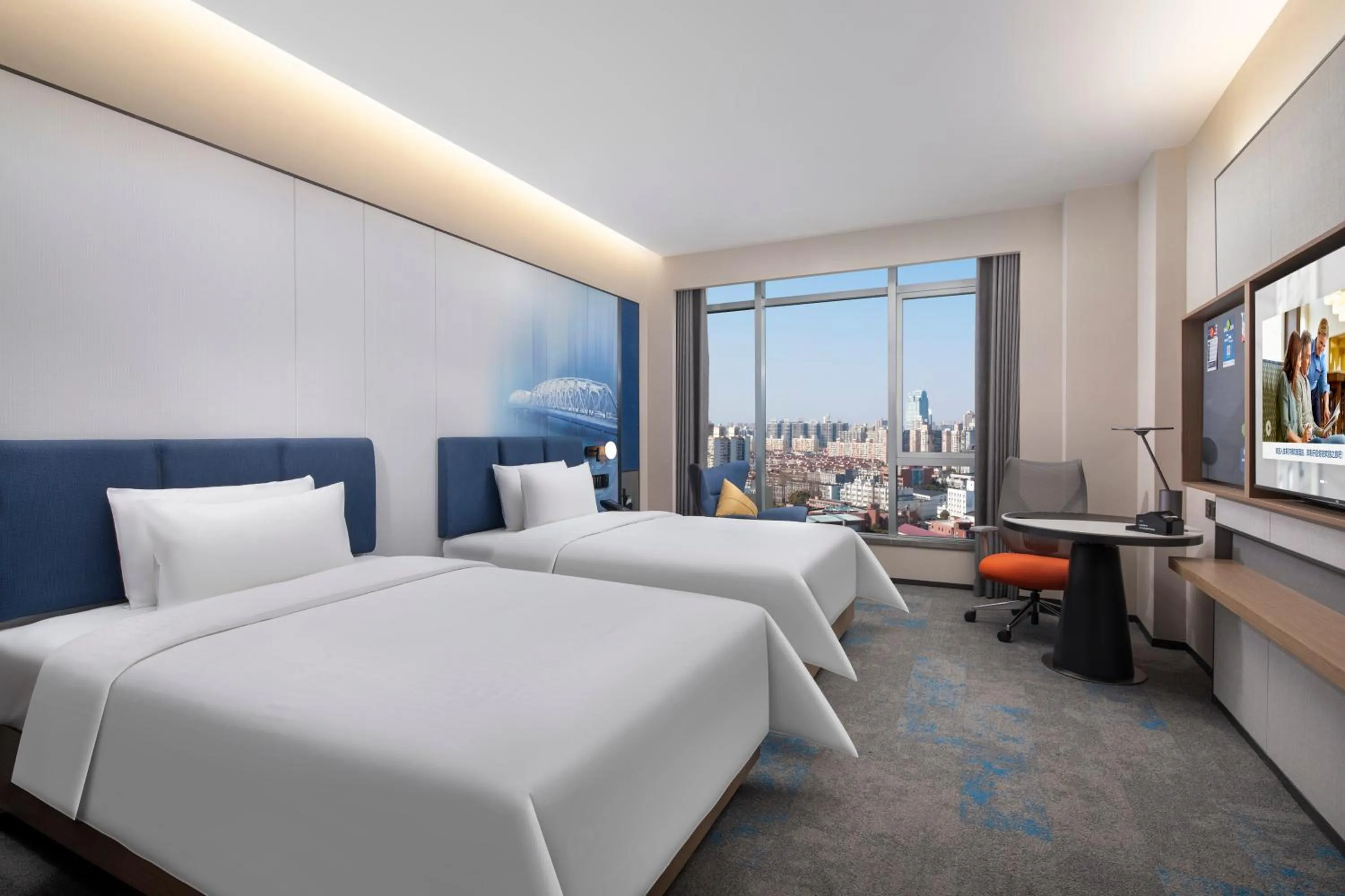 Deluxe Double Room in Hampton by Hilton Shanghai North Bund Siping Road