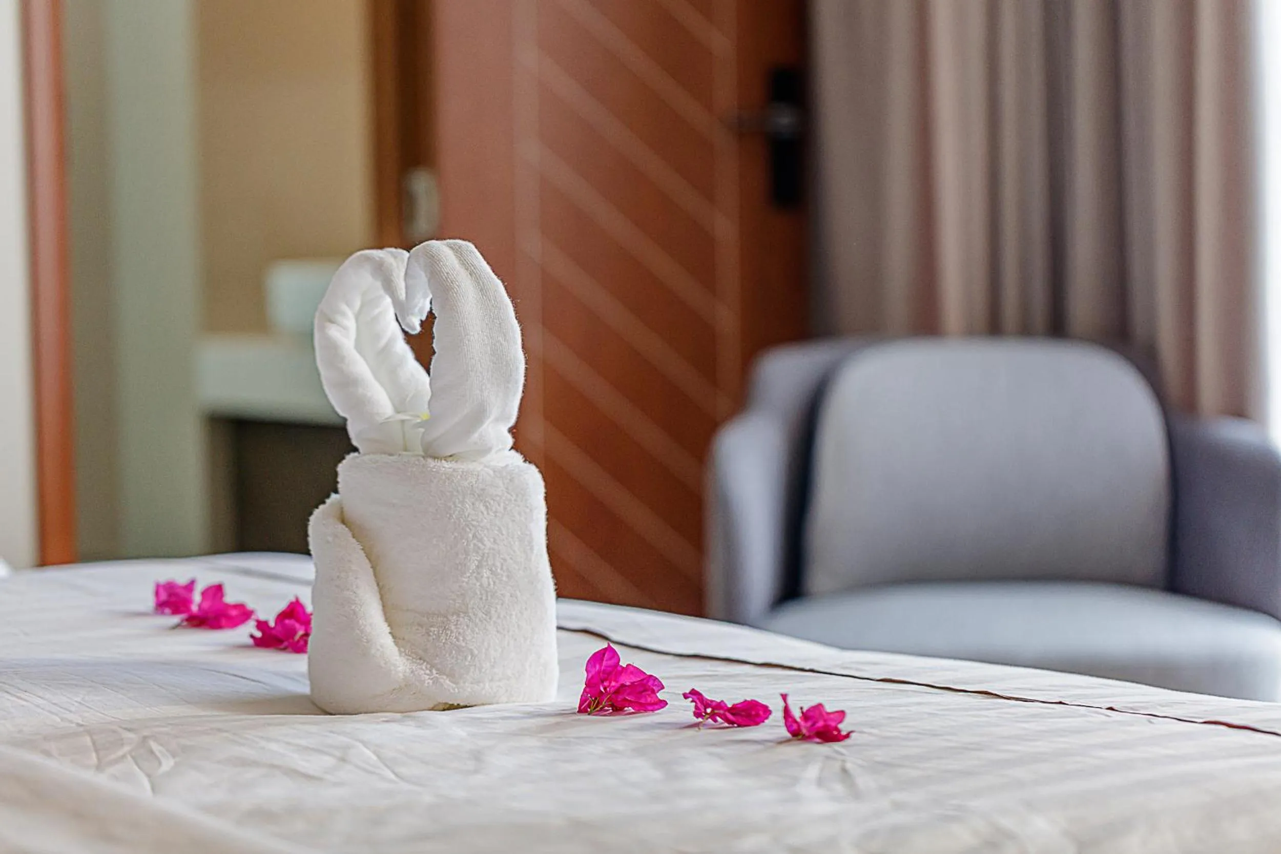 Bed in Royal Villa Fulidhoo