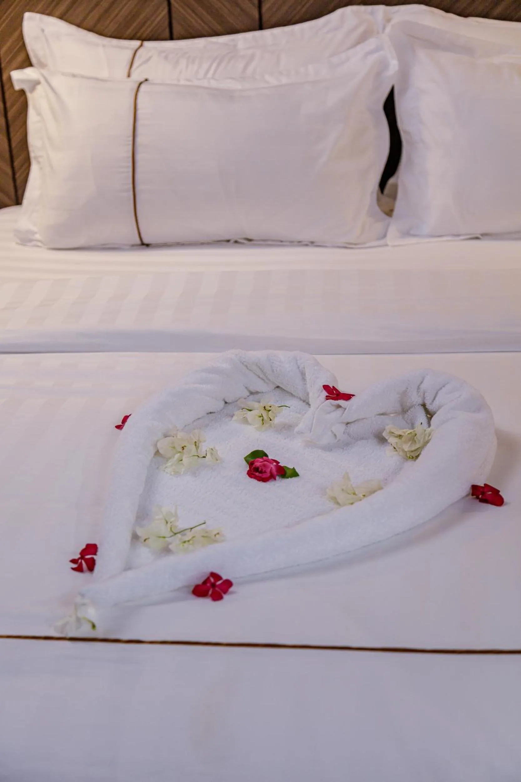Bed in Royal Villa Fulidhoo