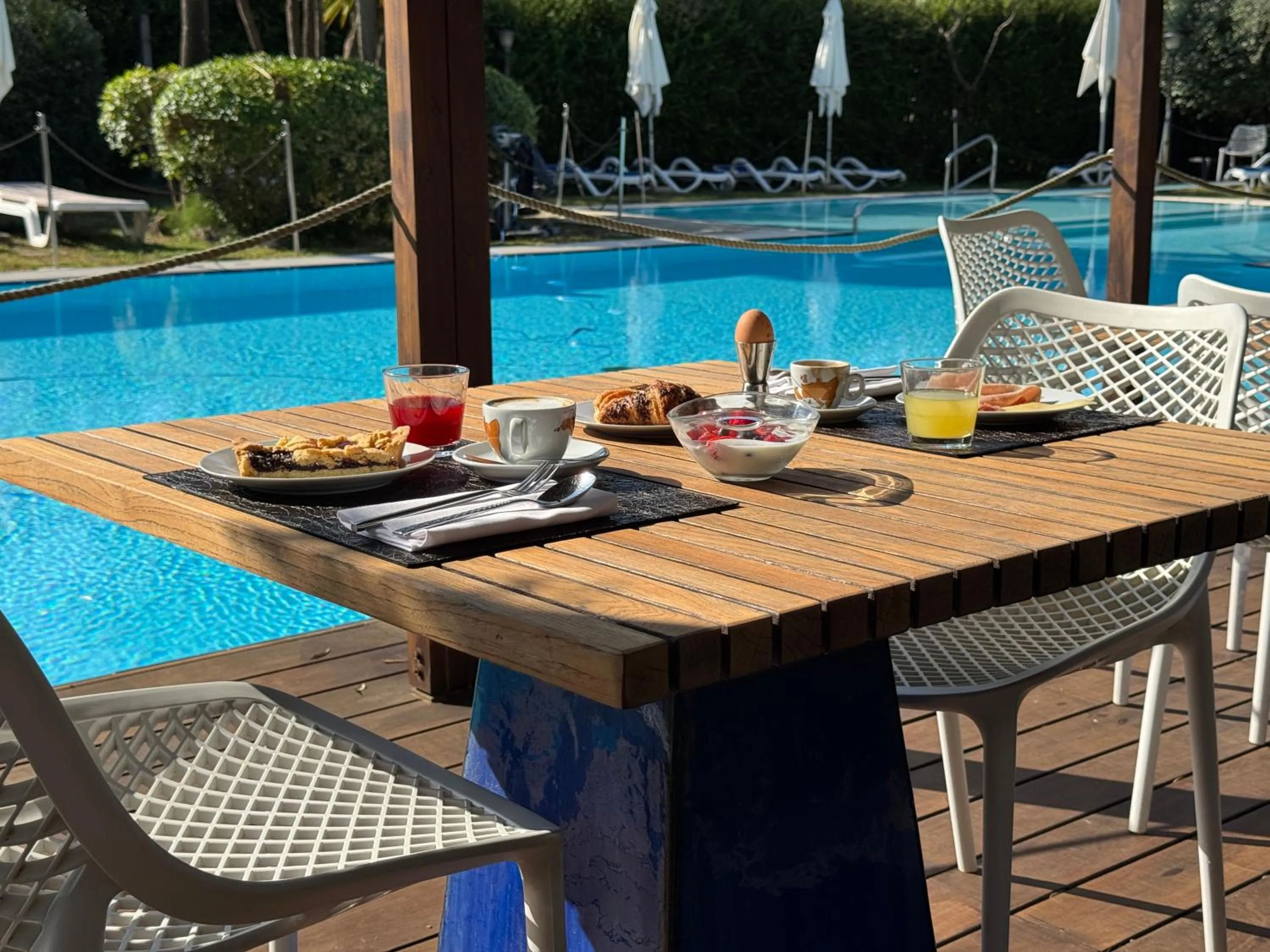 Swimming pool in Sarzana Park Hotel