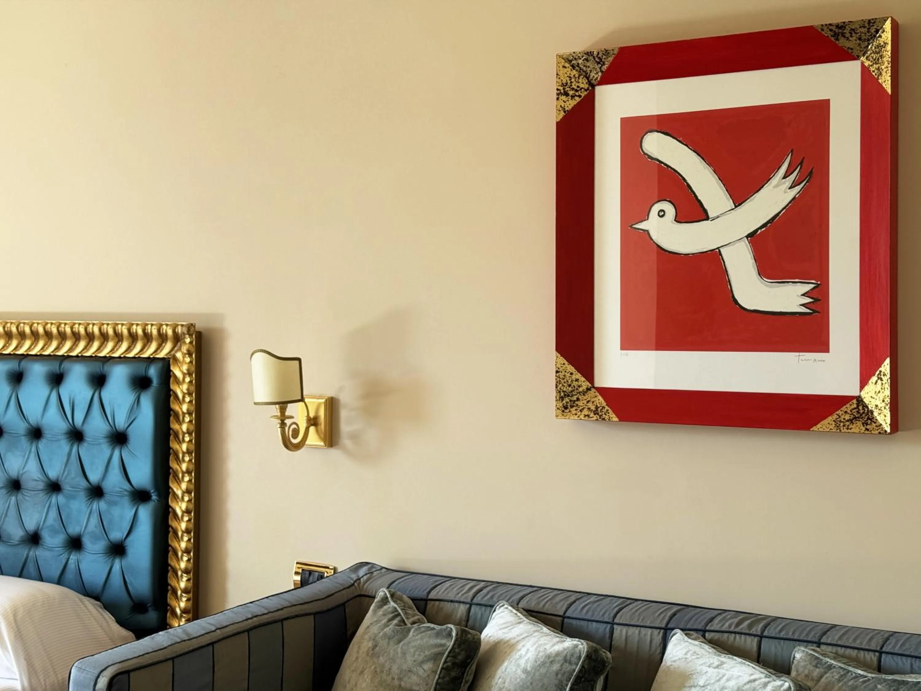 Decorative detail in Sarzana Park Hotel