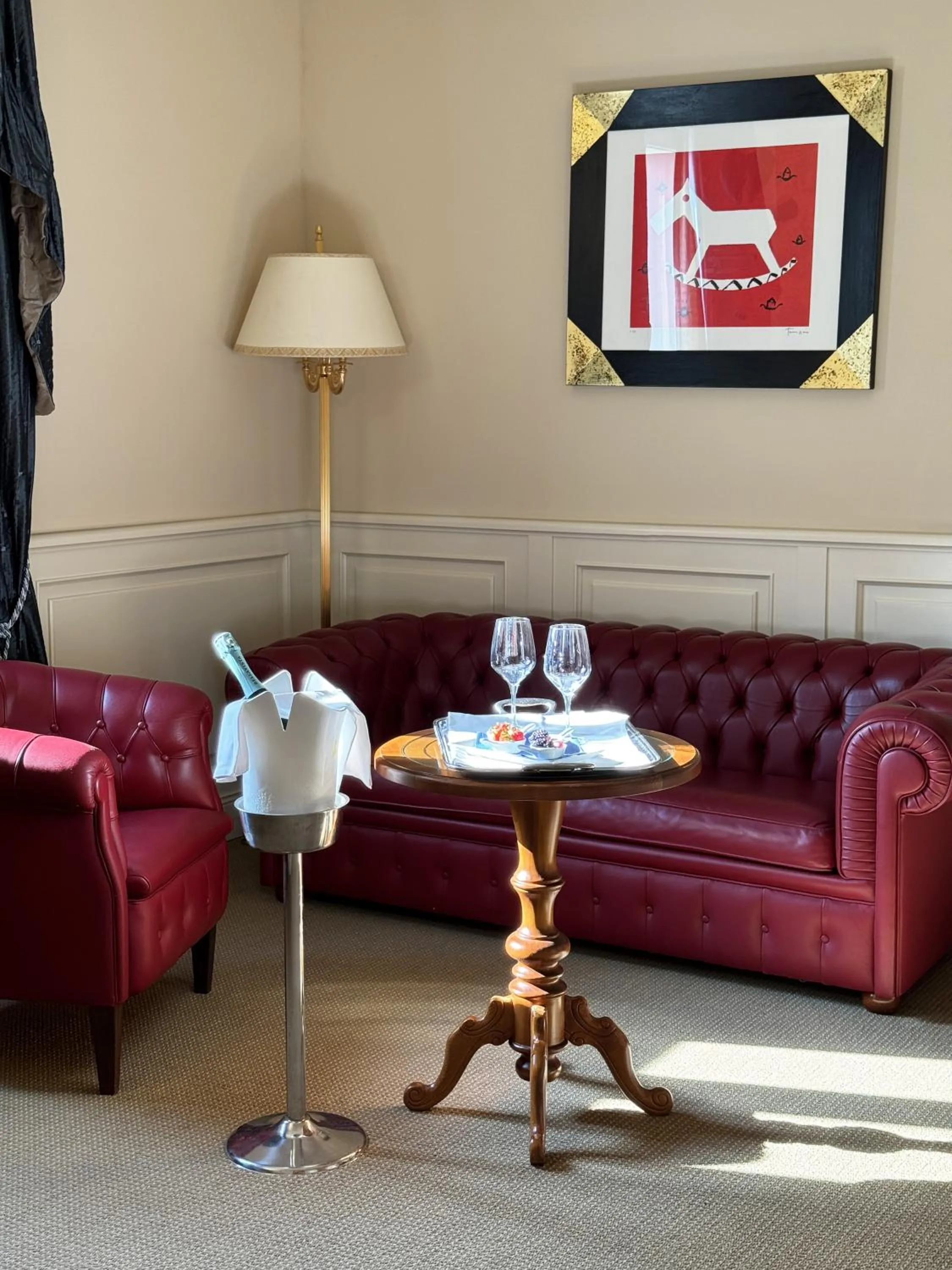 Living room in Sarzana Park Hotel