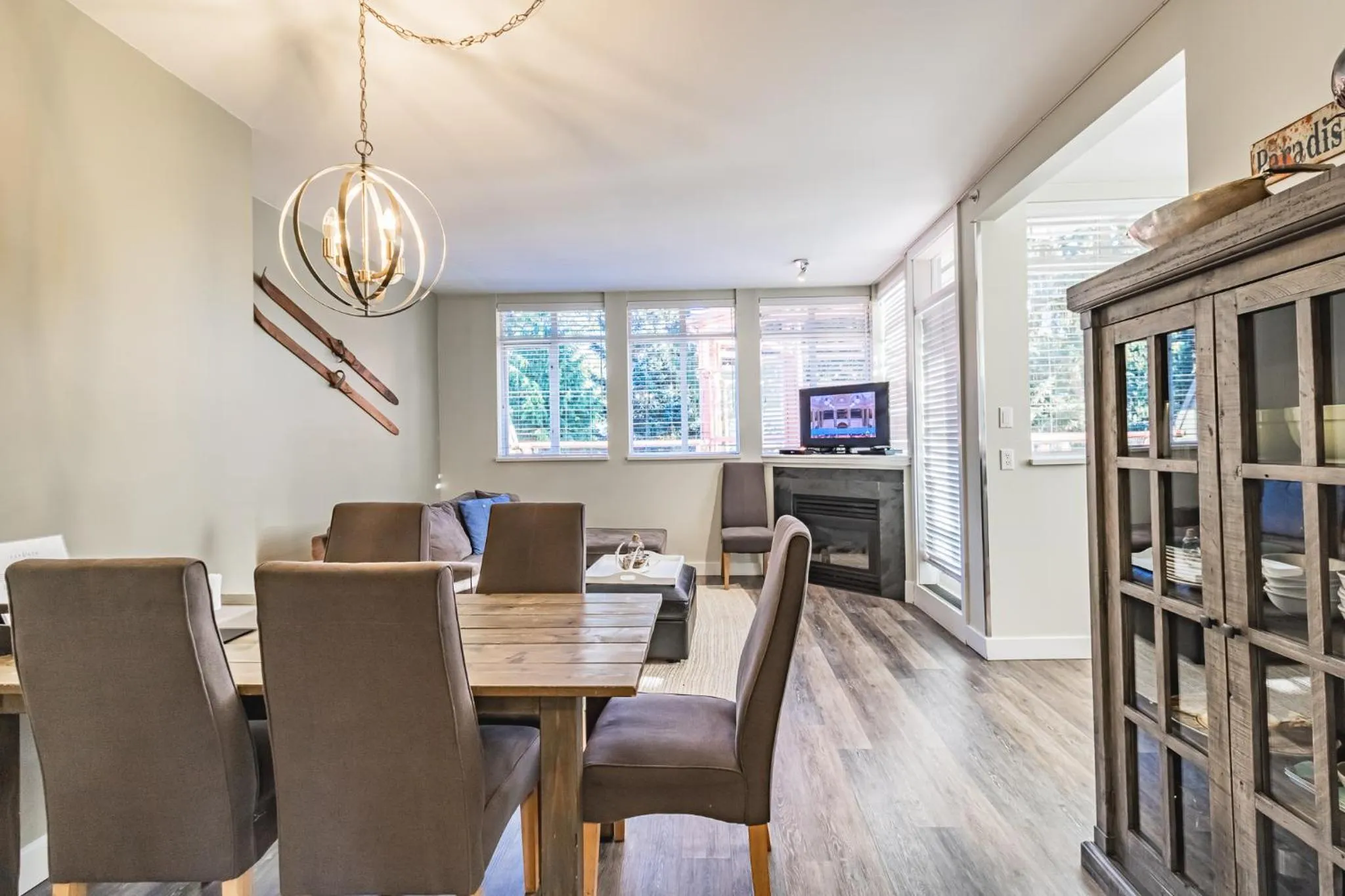 Living room in Alpenglow Lodge by Elevate Vacations
