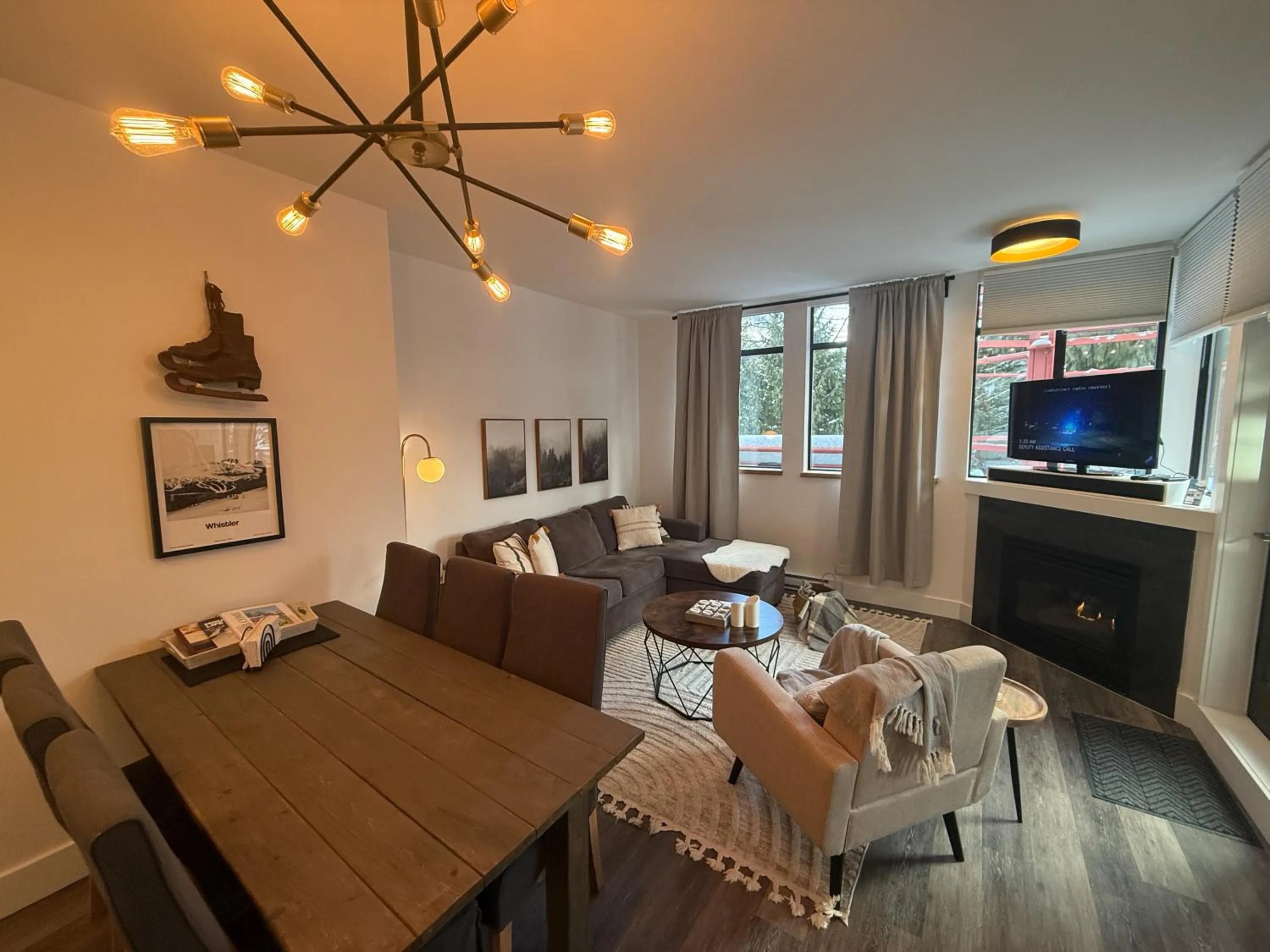 TV and multimedia in Alpenglow Lodge by Elevate Vacations