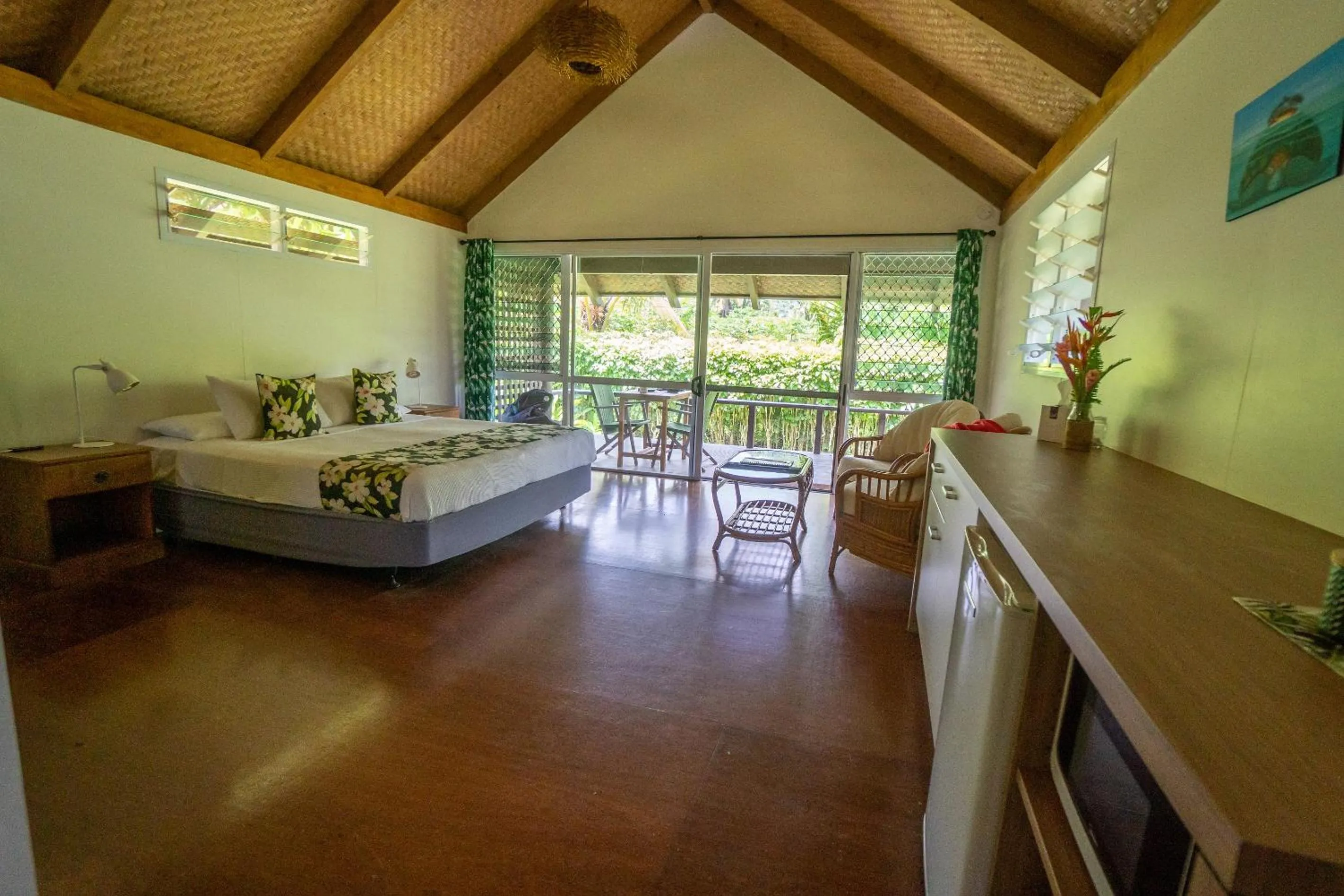 Bed in Ikurangi Eco Retreat