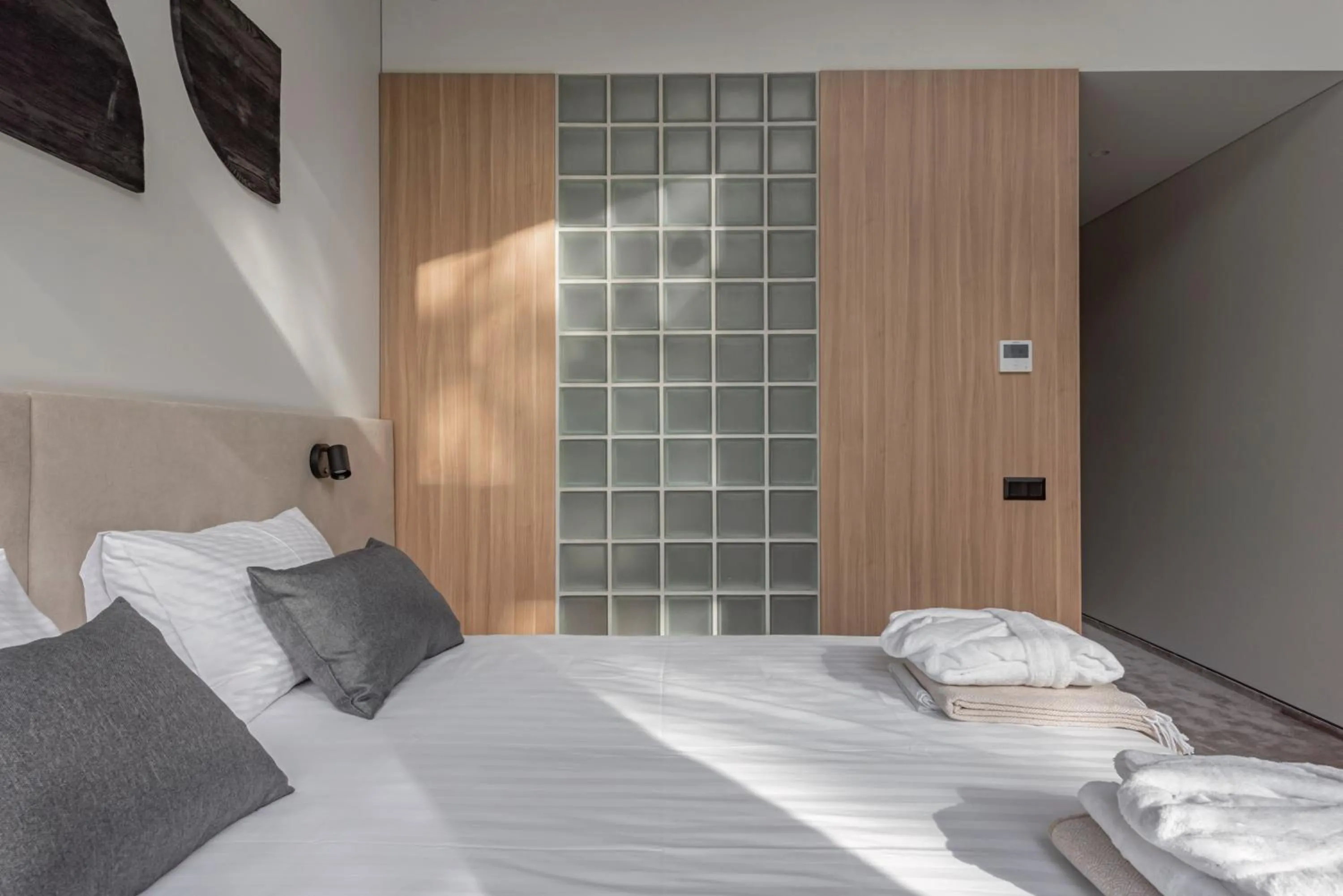 Bed in LAJOS Hotel