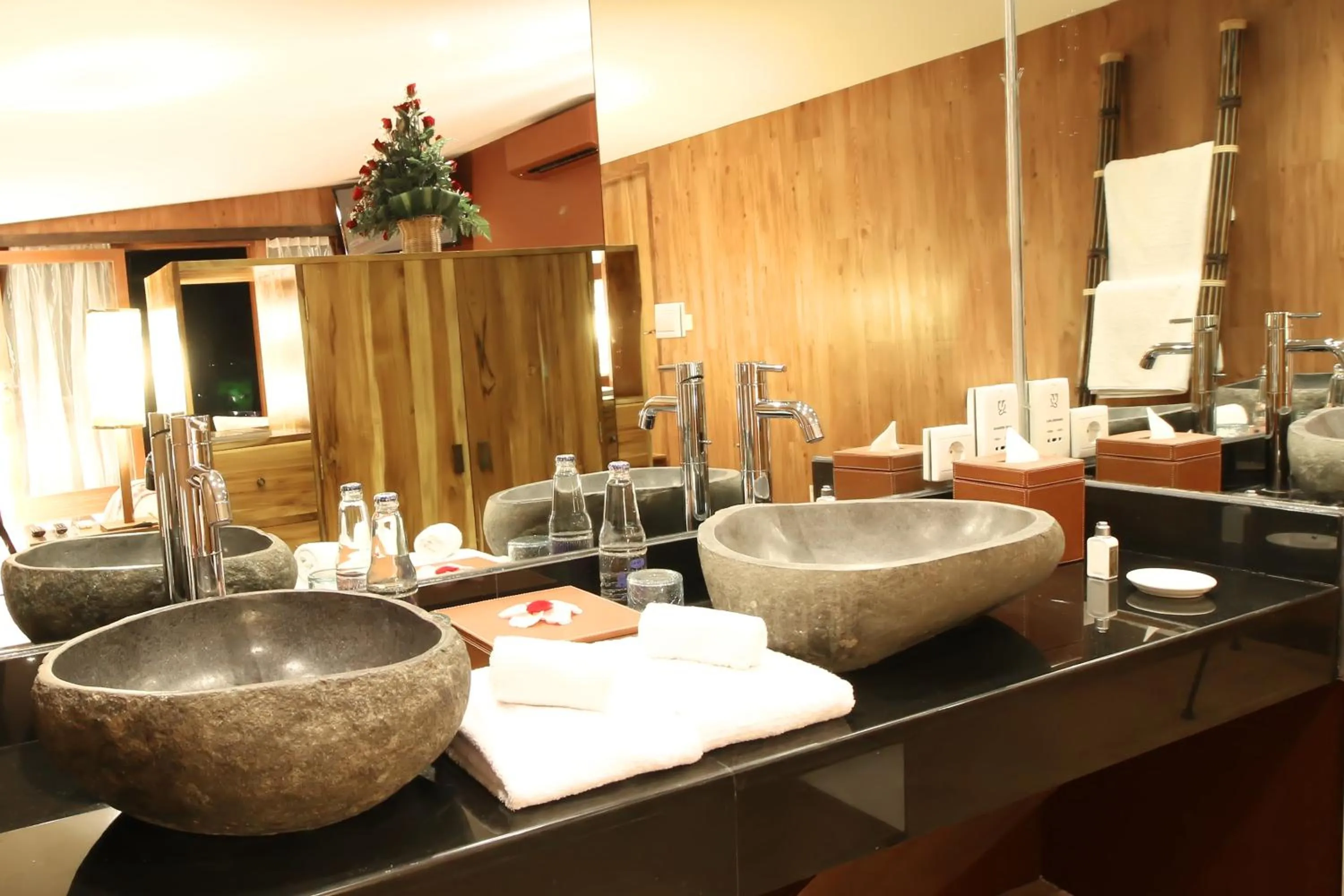 Bathroom in Sky Suites