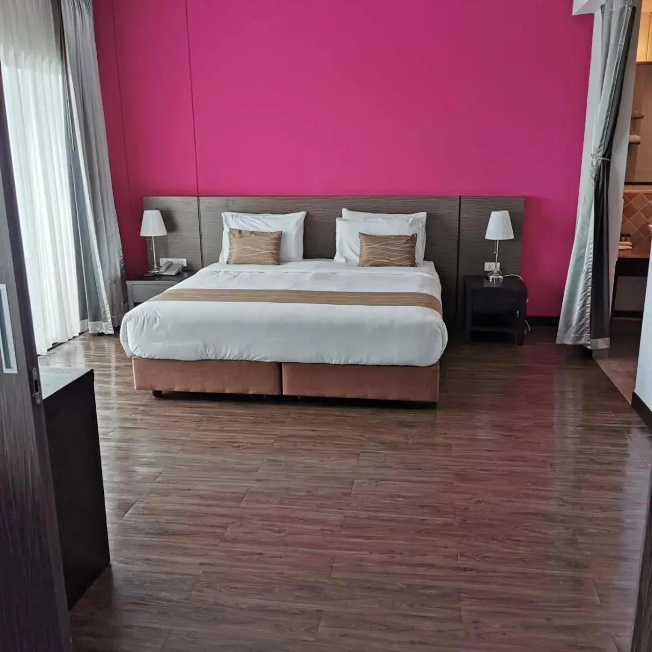 Bed in Coco View Hotel Bed in Coco View Hotel