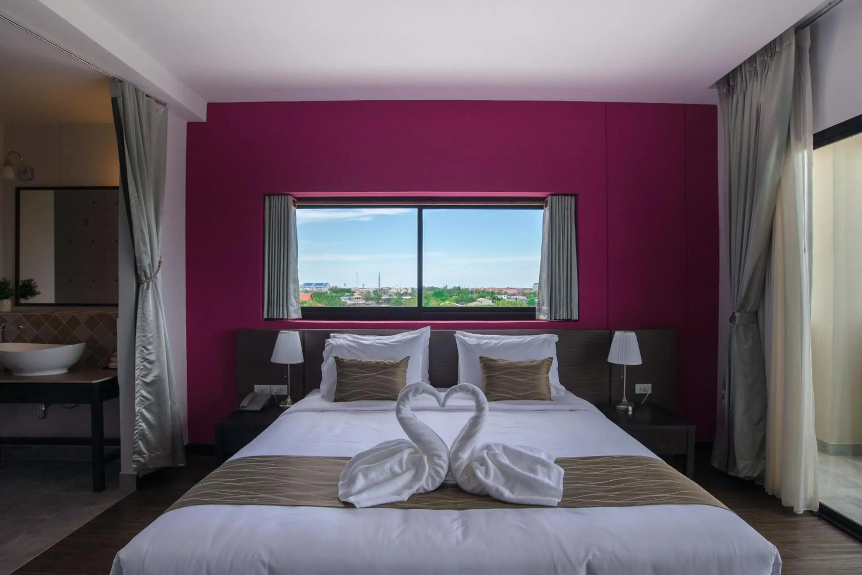 Bed in Coco View Hotel Bed in Coco View Hotel