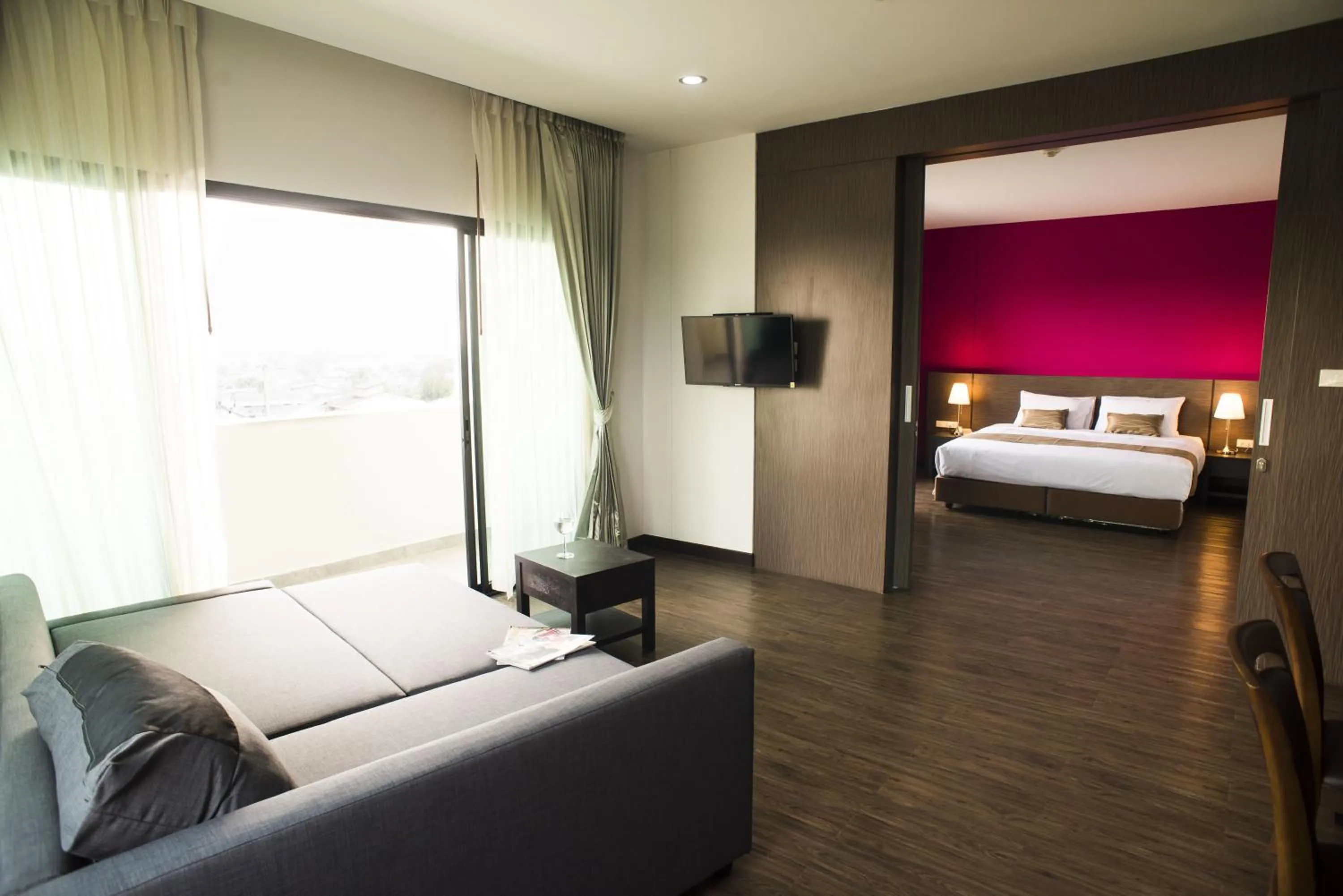 Bed in Coco View Hotel