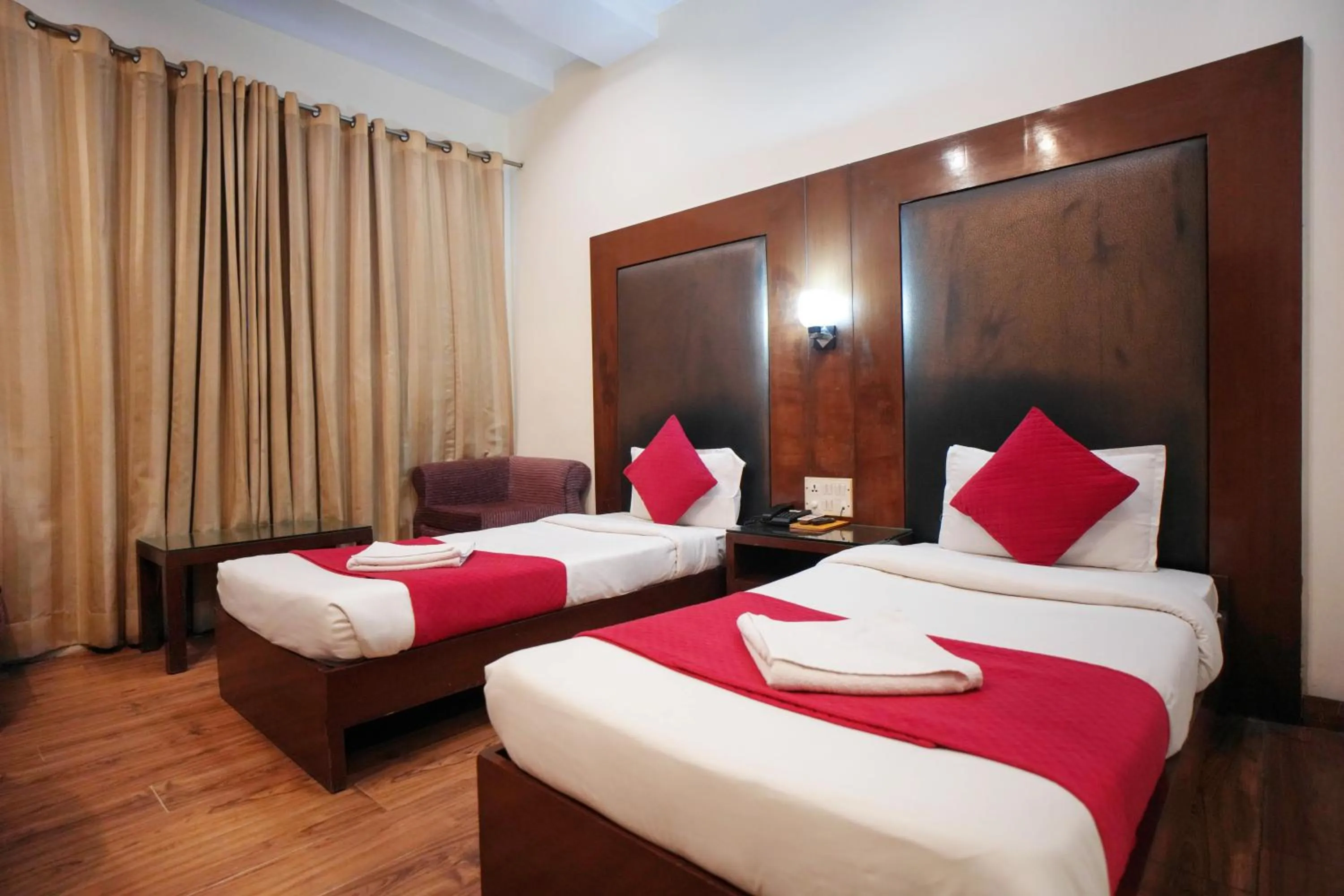 Bedroom, Bed in Hotel Haris MG Road Gurugram