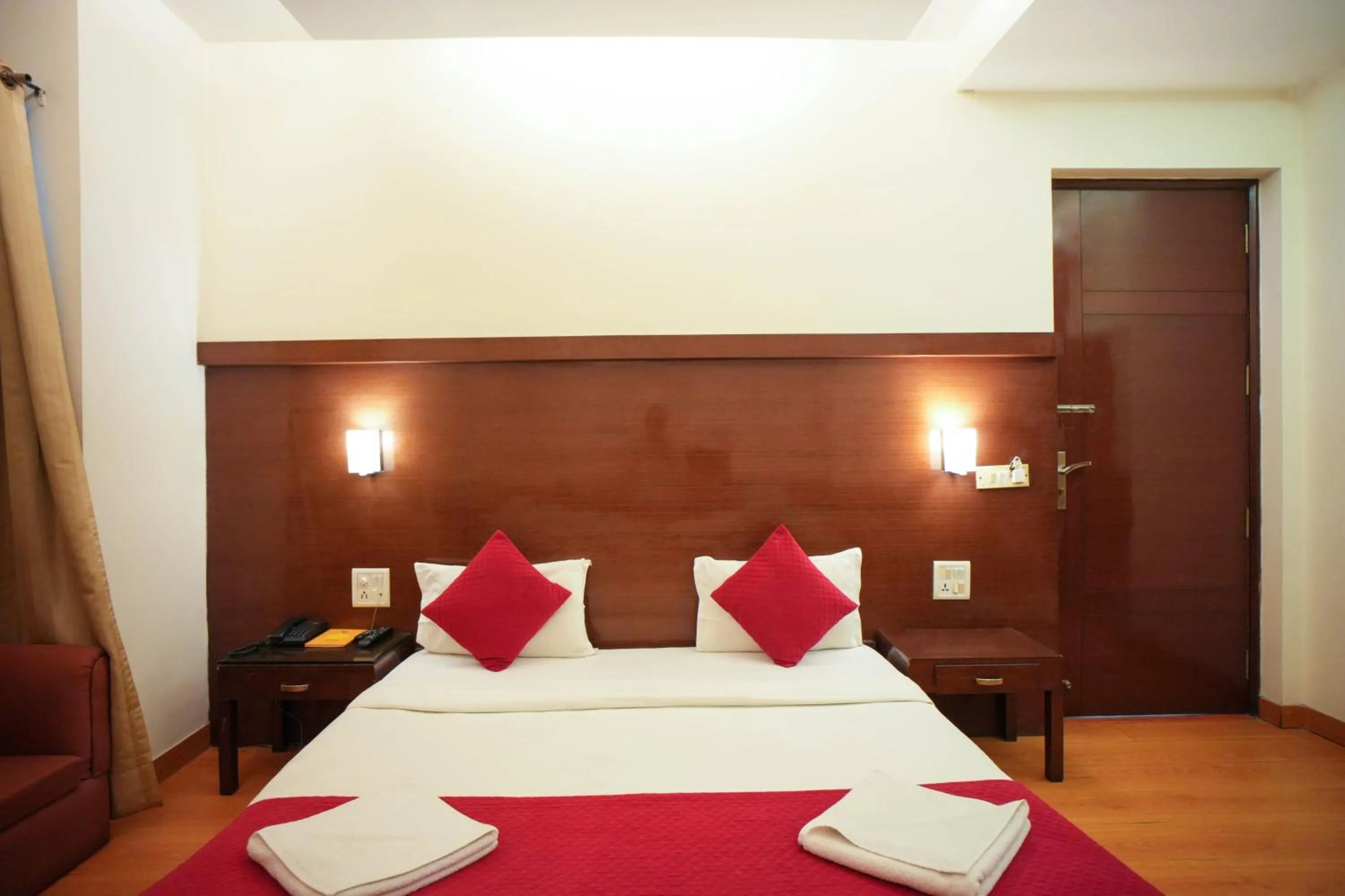 Bedroom, Bed in Hotel Haris MG Road Gurugram