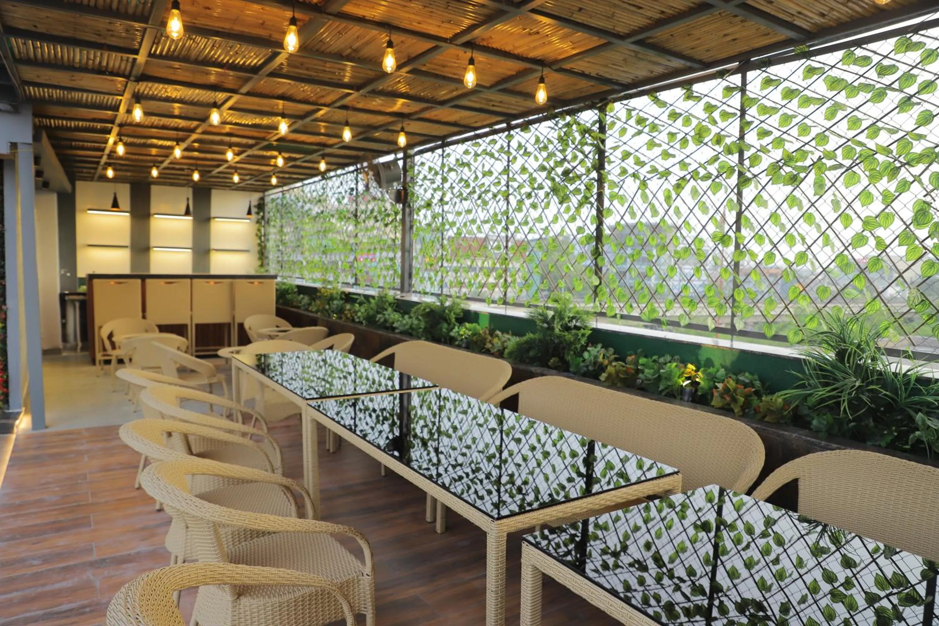 Balcony/Terrace in Hotel Haris MG Road Gurugram