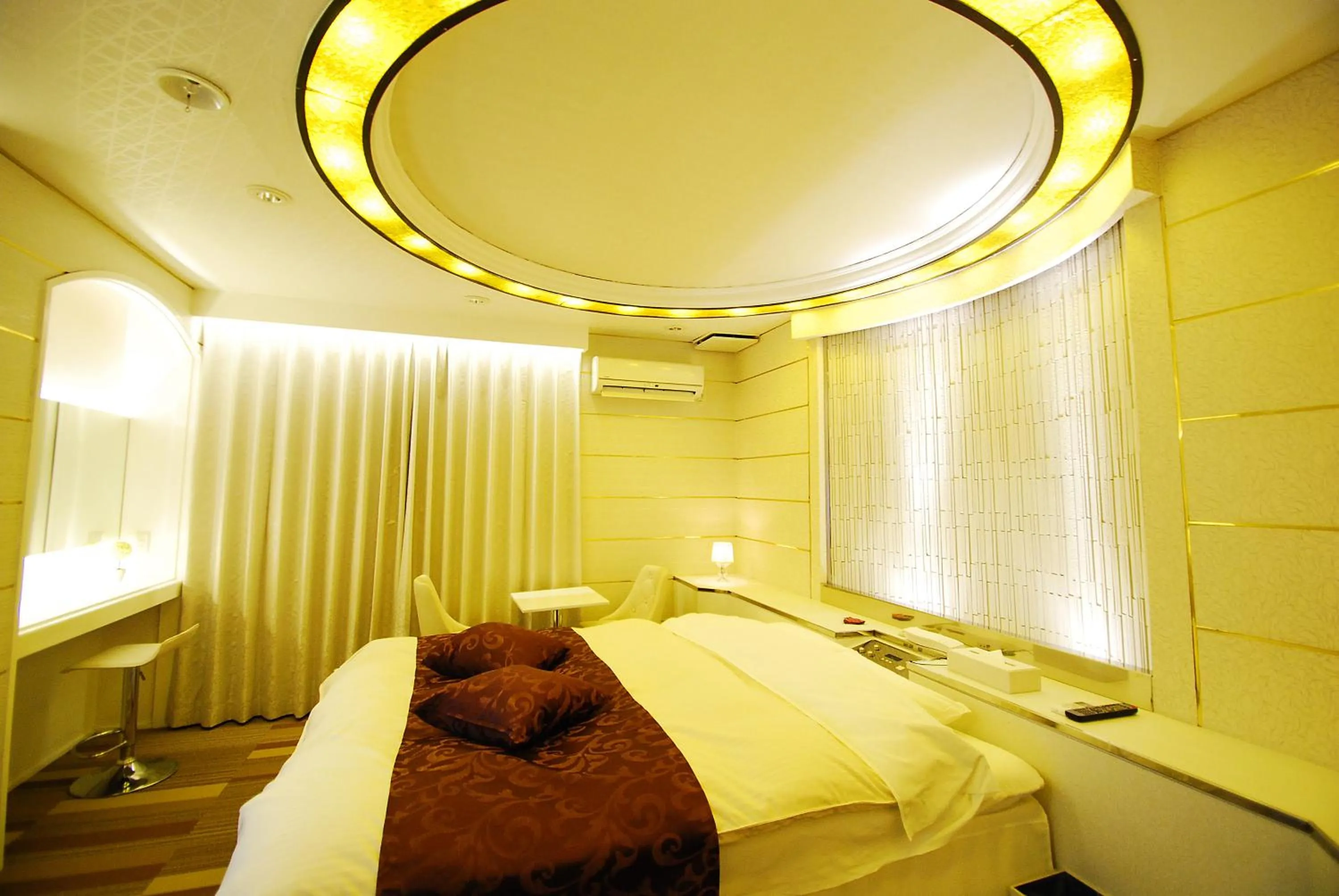 Bed in Hotel Free Style Okayama