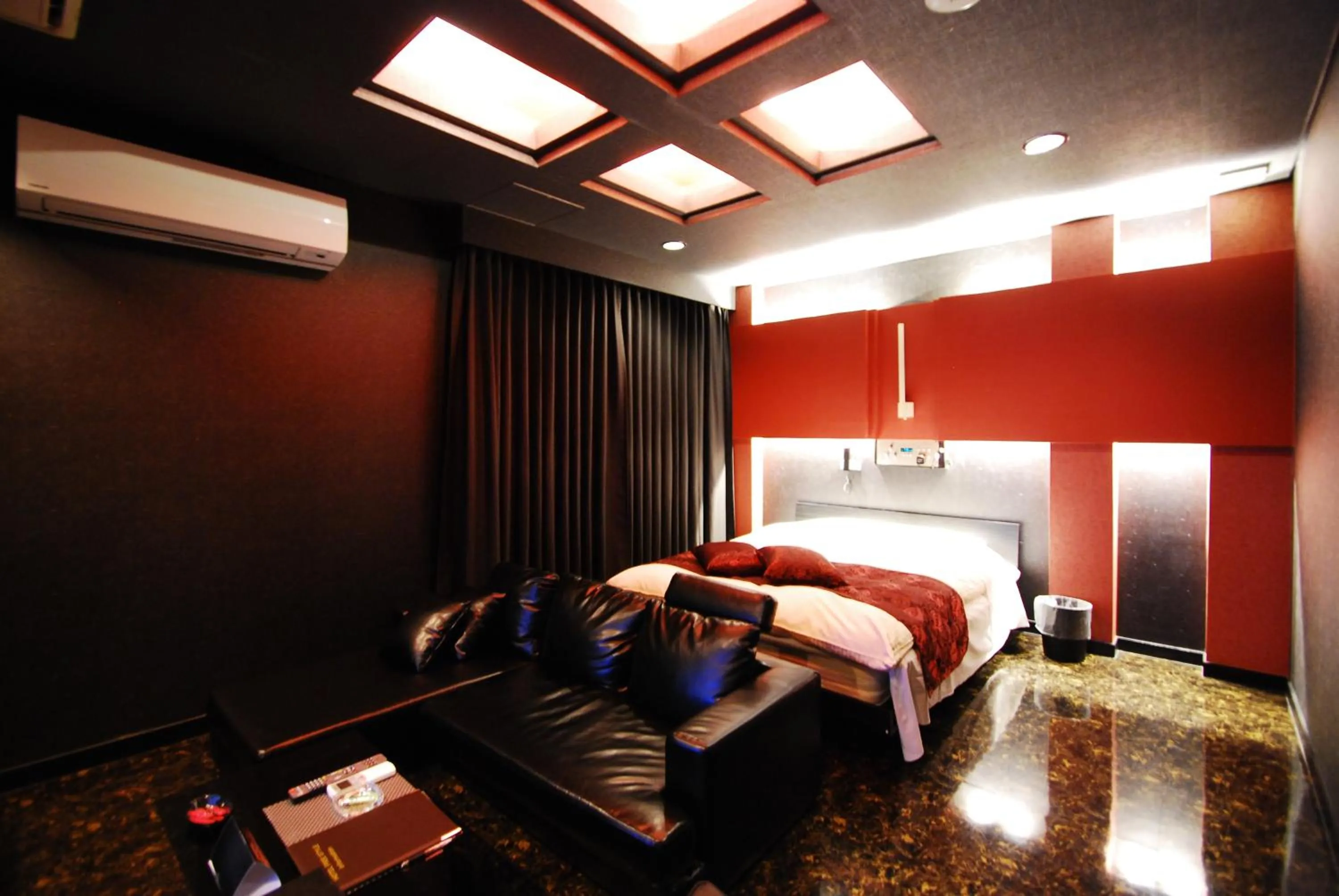 Bed in Hotel Free Style Okayama