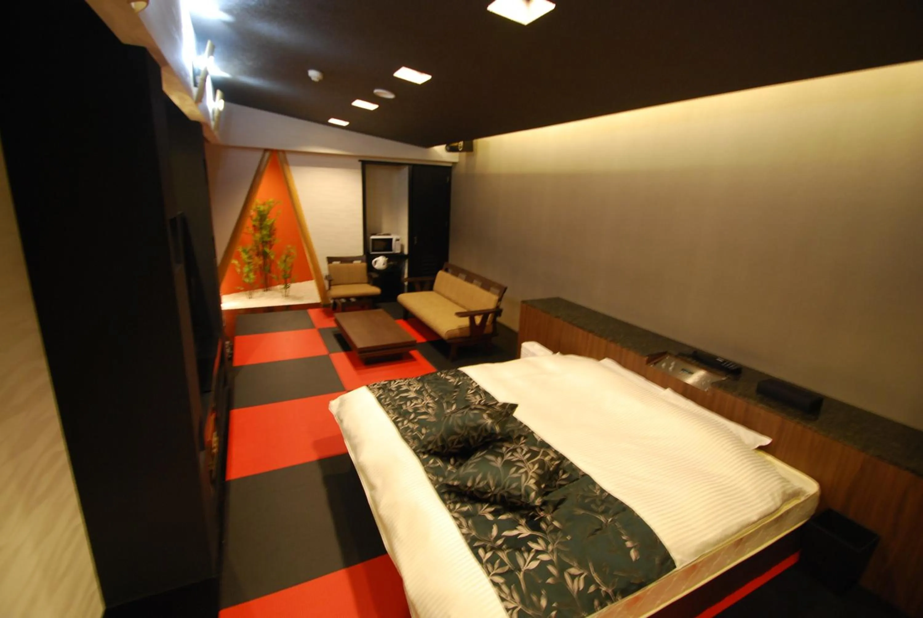 Bed in Hotel Free Style Okayama