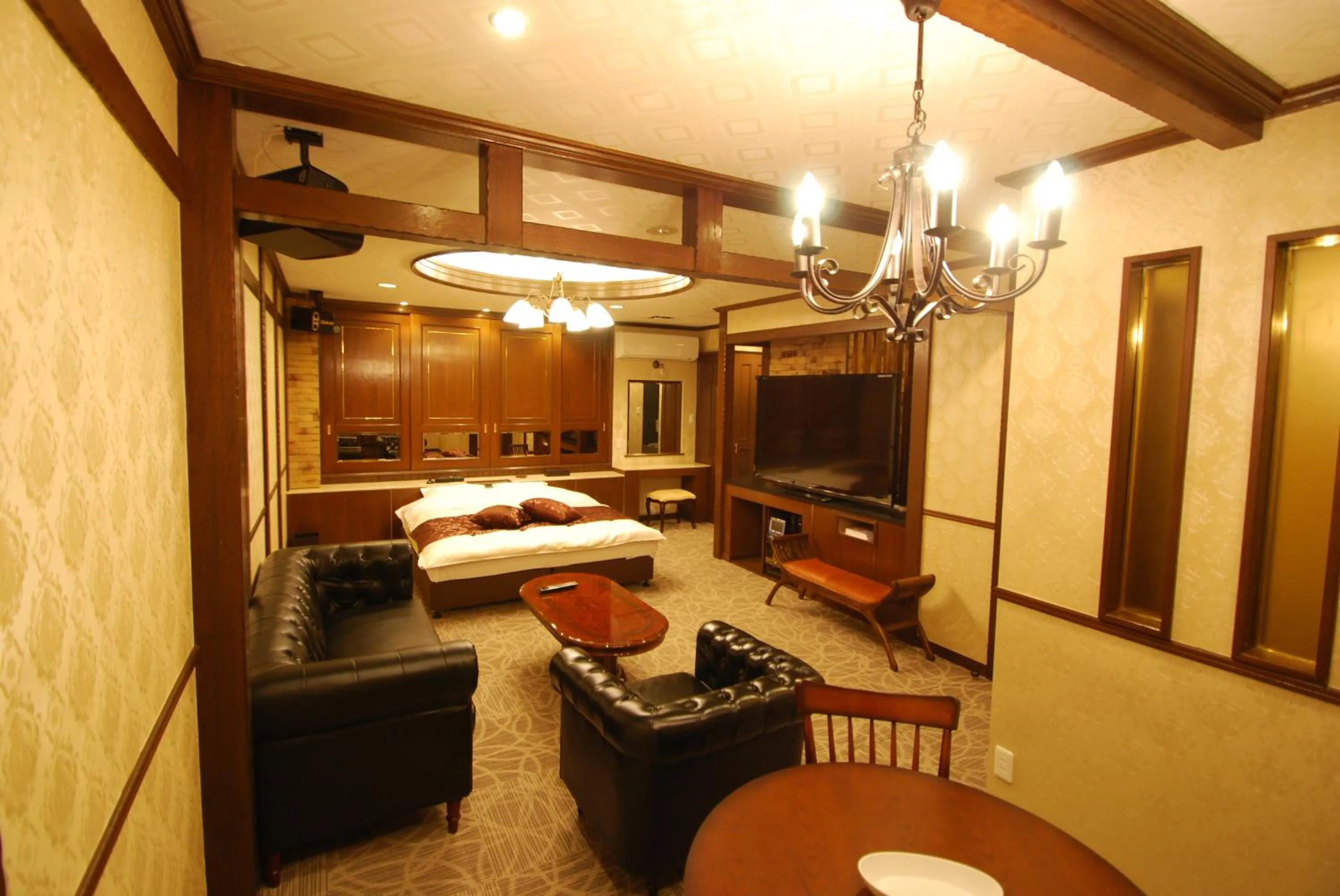 Bed in Hotel Free Style Okayama