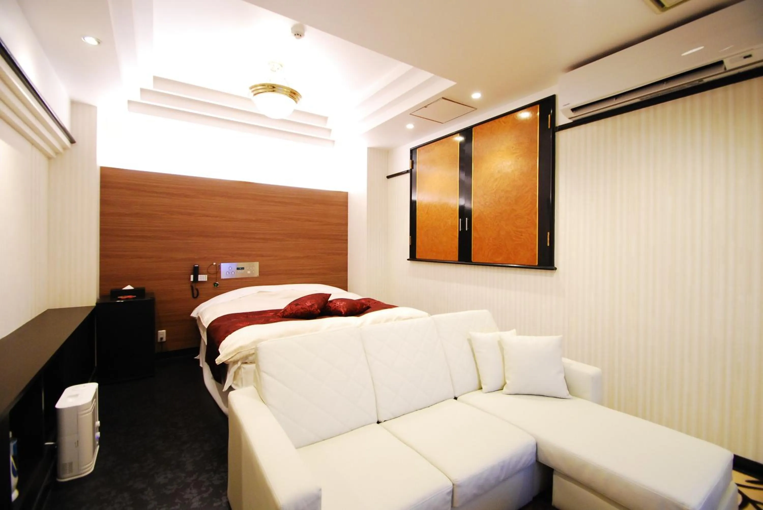 Bed in Hotel Free Style Okayama