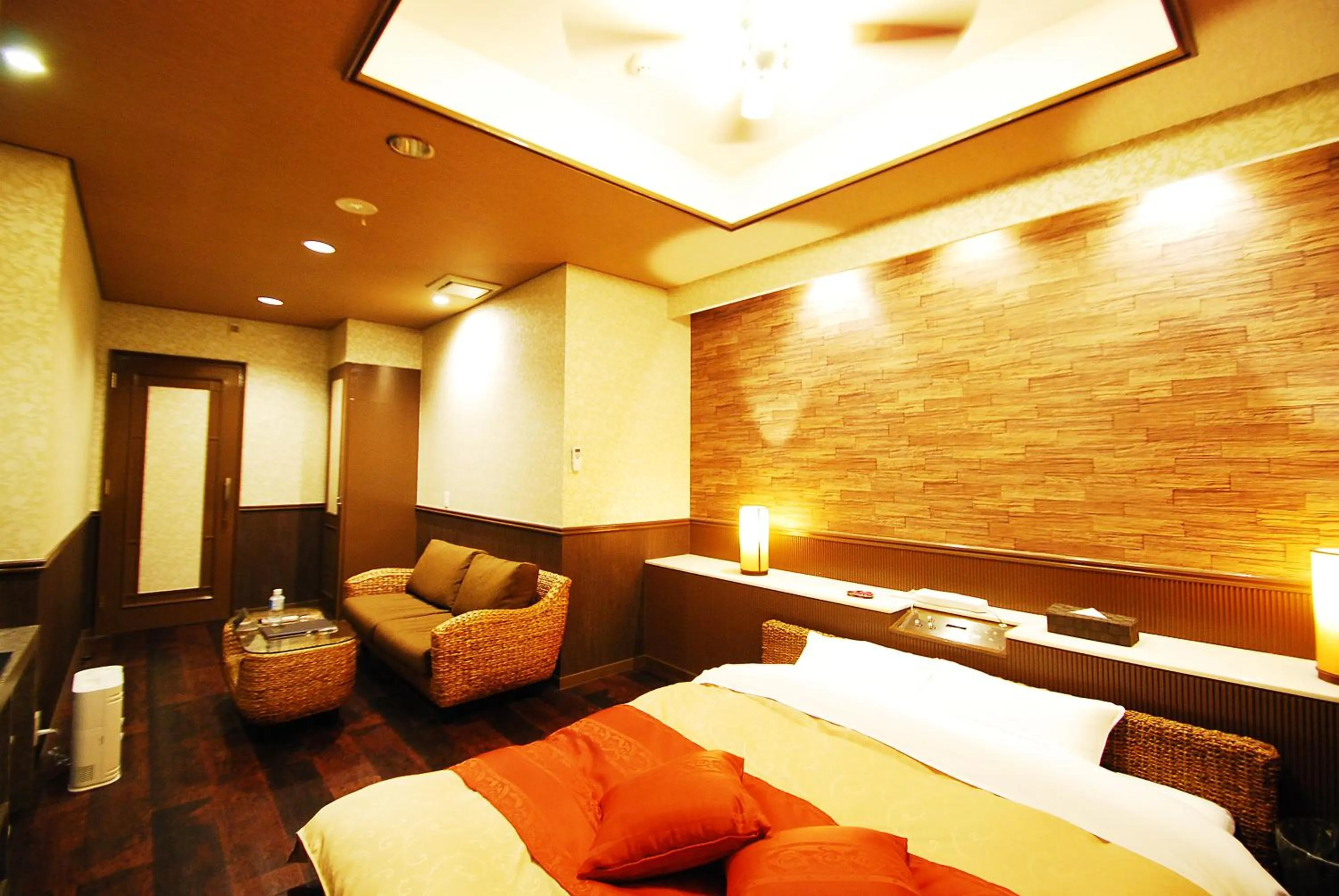 Bed in Hotel Free Style Okayama