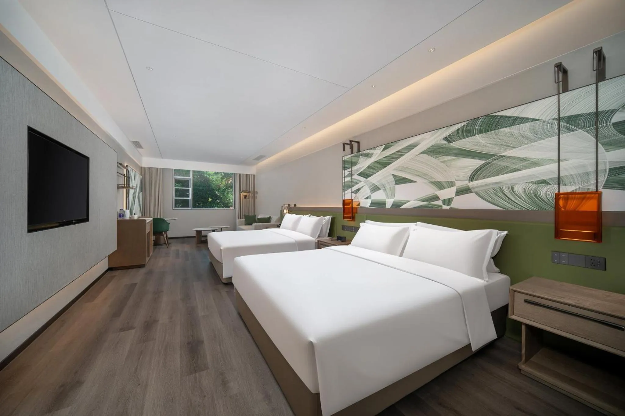 Photo of the whole room, Bed in Holiday Inn Xuzhou Yunquan by IHG