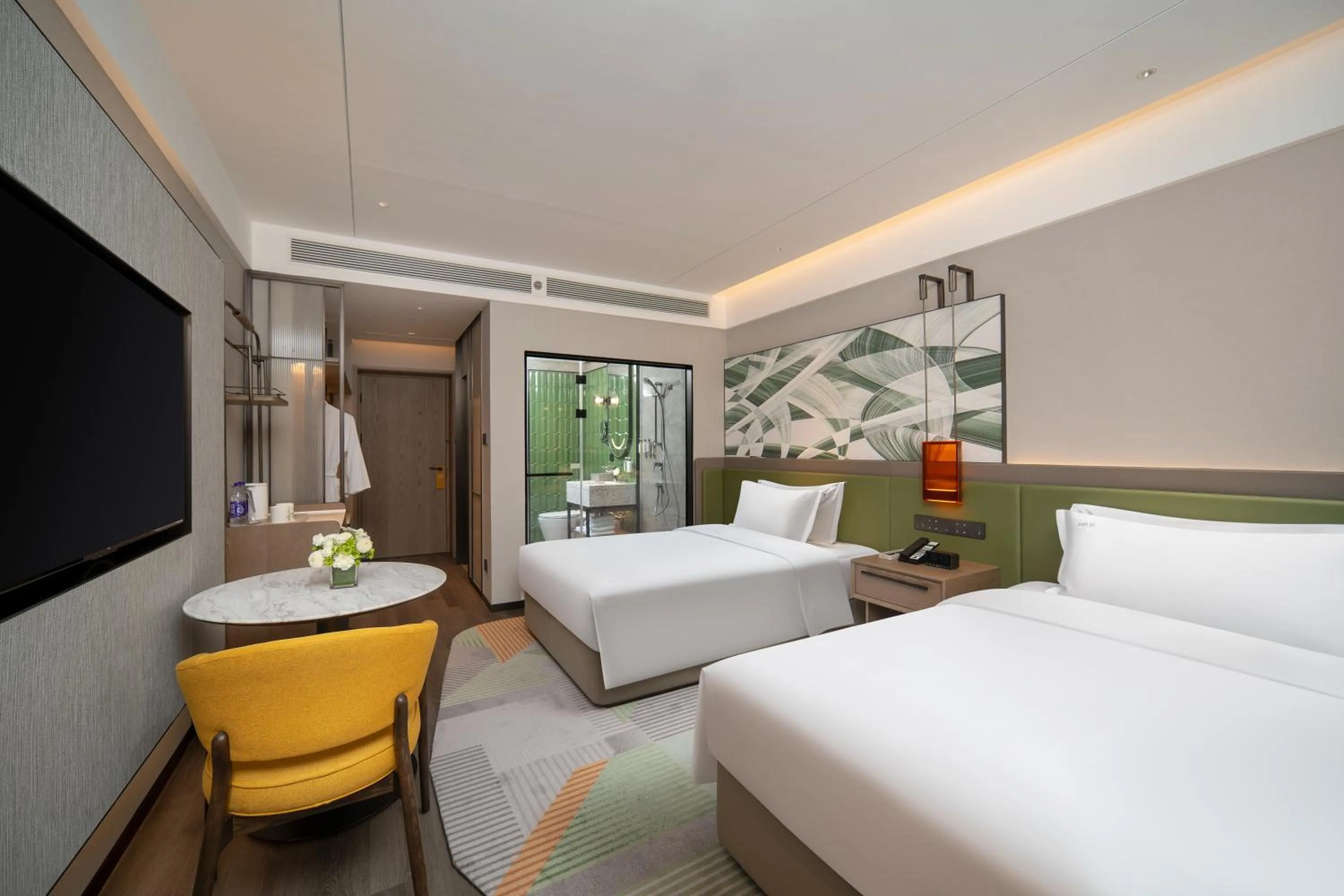 On site, Bed in Holiday Inn Xuzhou Yunquan by IHG