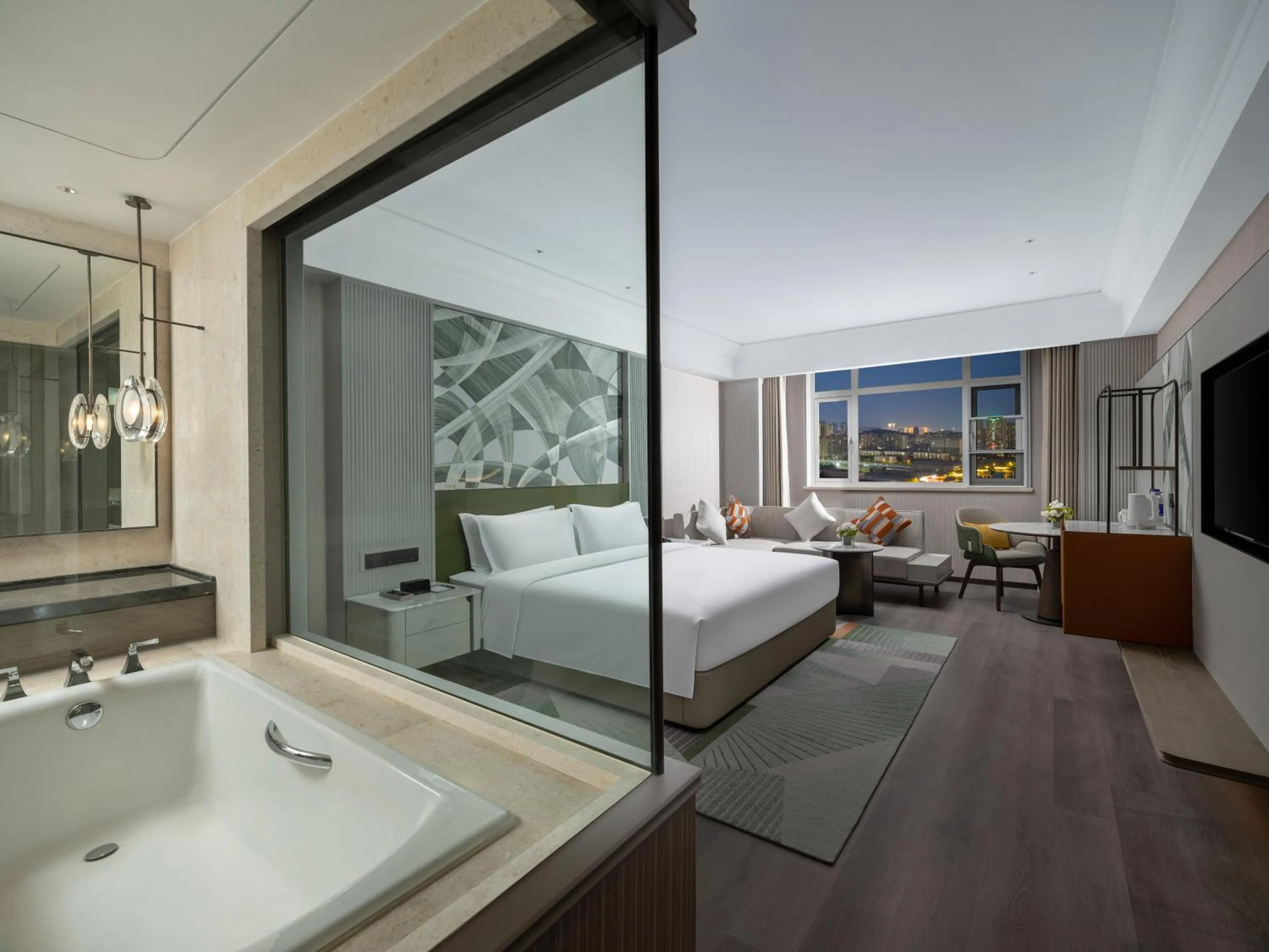 On site, Bed in Holiday Inn Xuzhou Yunquan by IHG