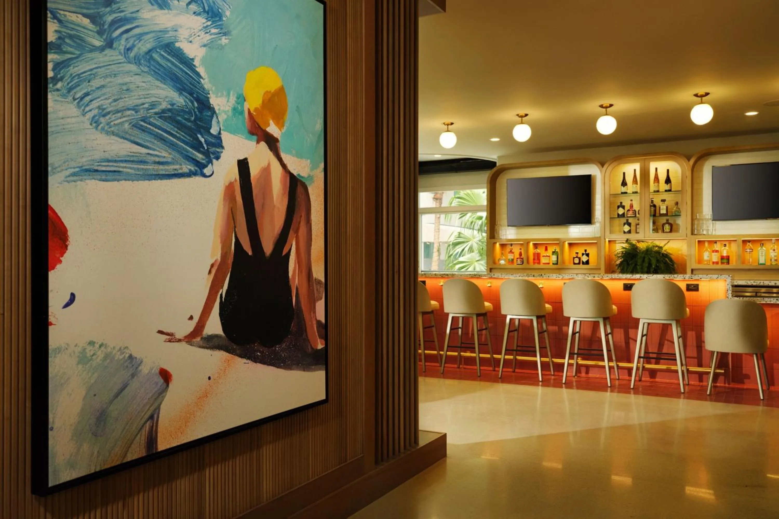 Lounge or bar in Residence Inn by Marriott Miami Beach Surfside