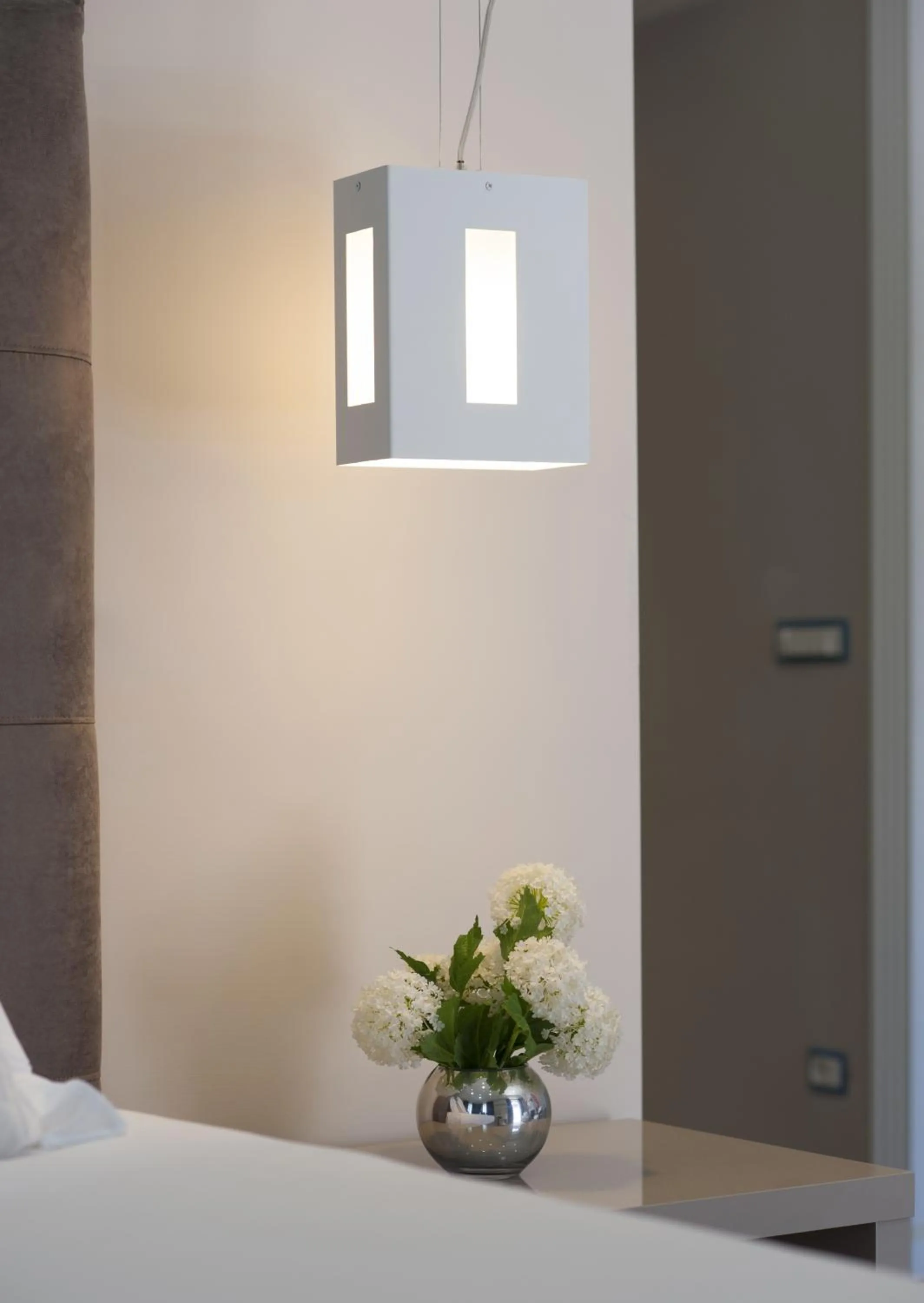 Decorative detail, Bed in Terrazza Marco Antonio Luxury Suite