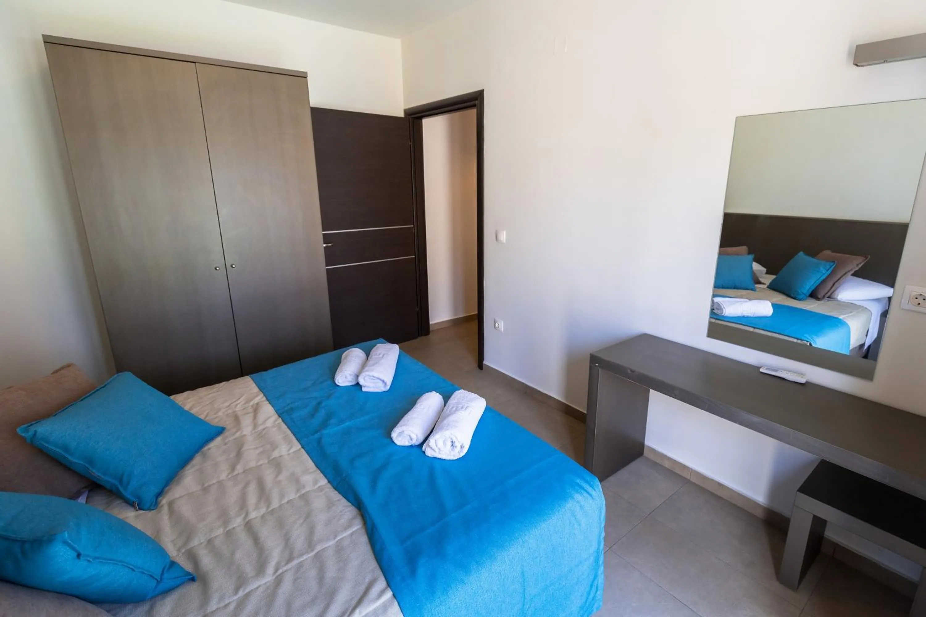 Bed in Ledra Maleme Hotel