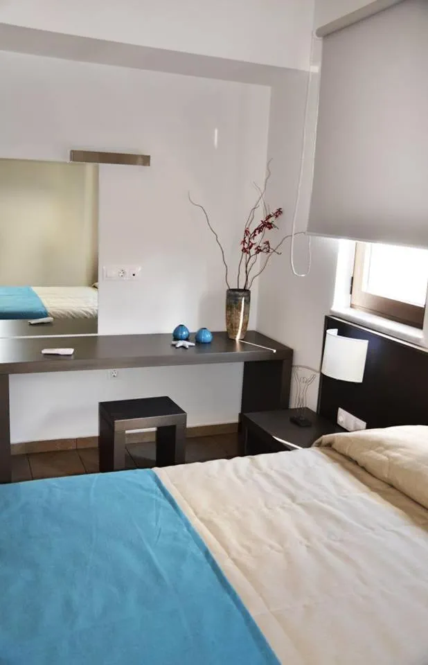 Bed in Ledra Maleme Hotel