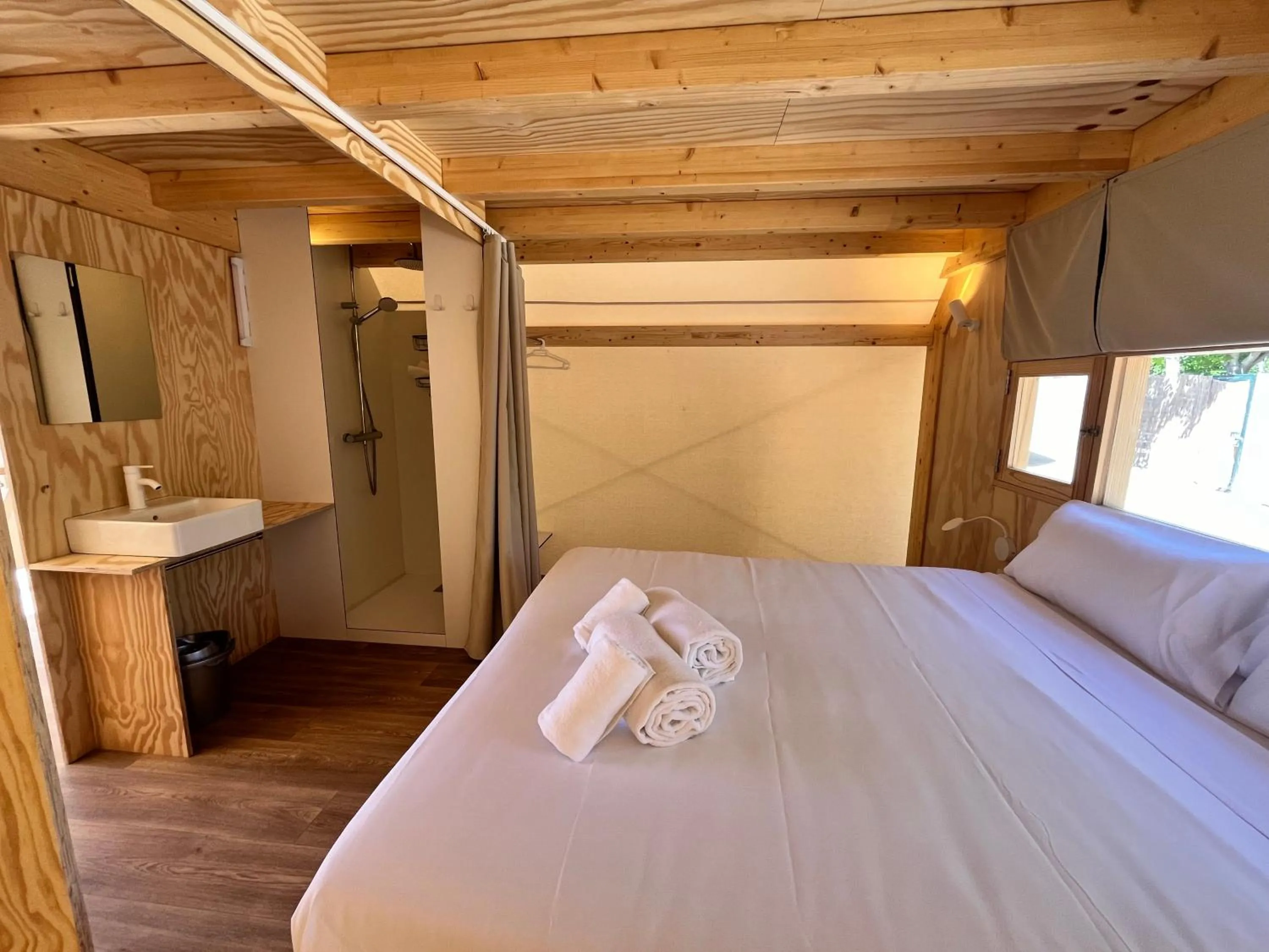 Bed in Tamarit Beach Resort