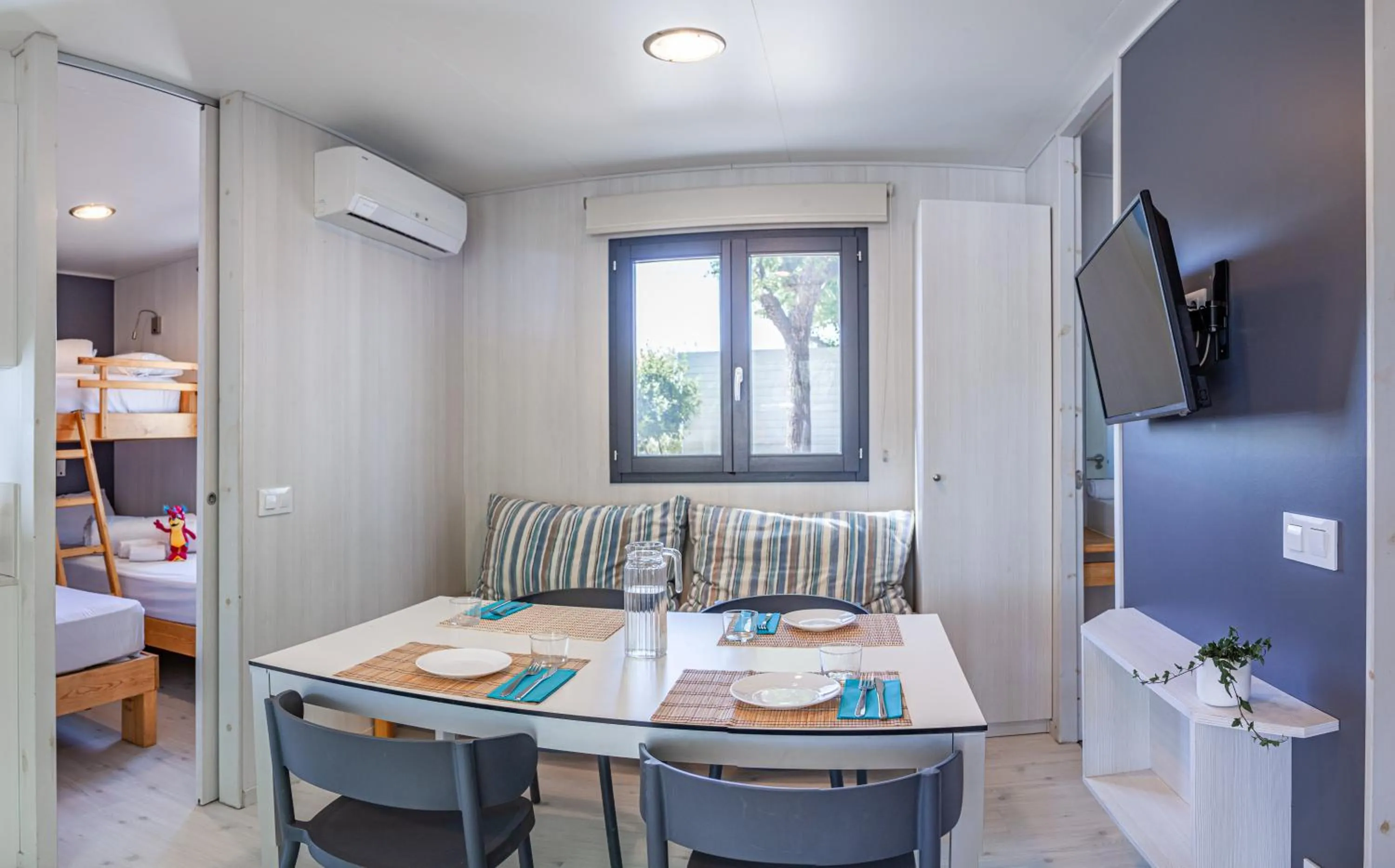 Bed in Tamarit Beach Resort