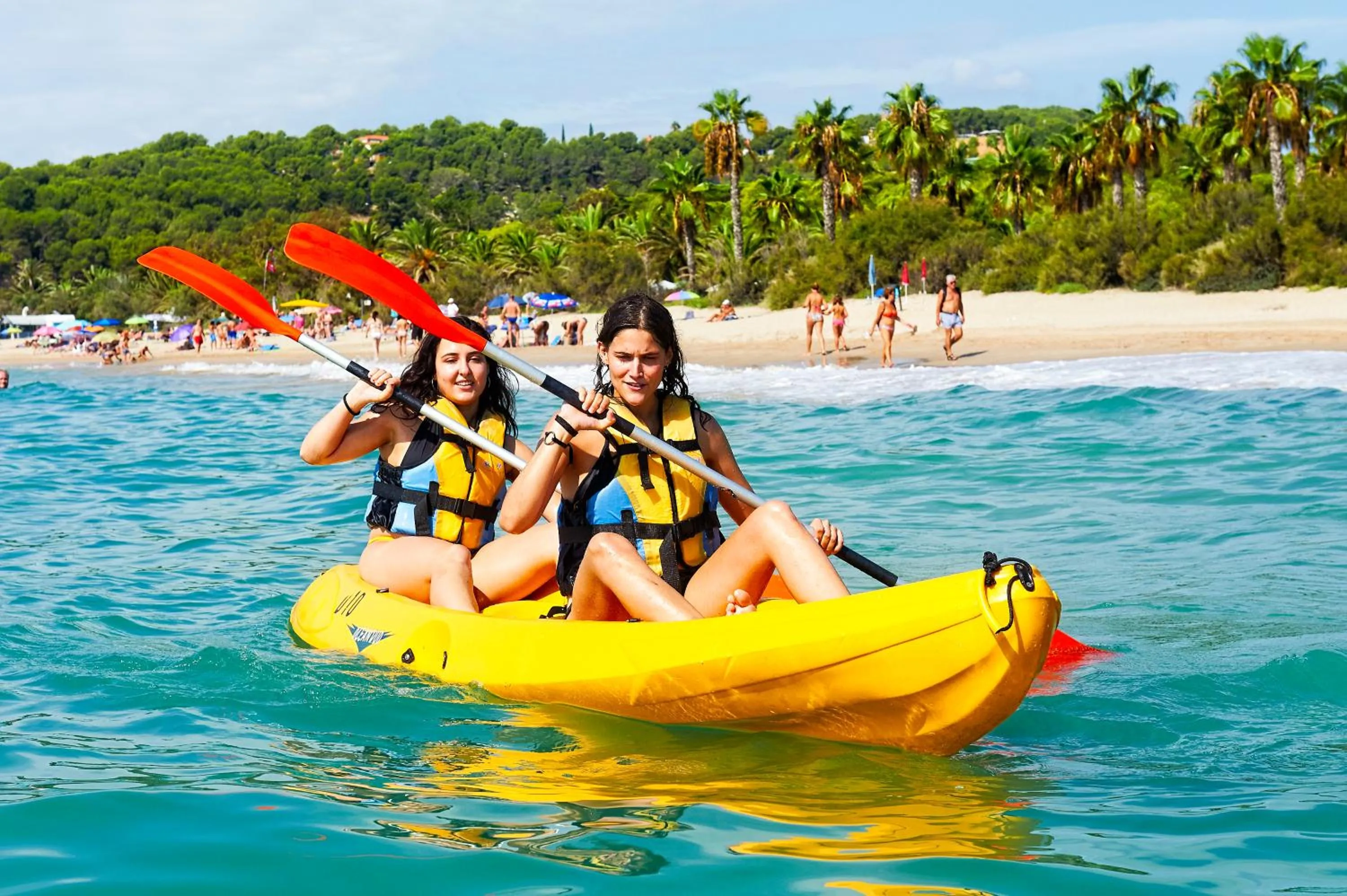 People in Tamarit Beach Resort