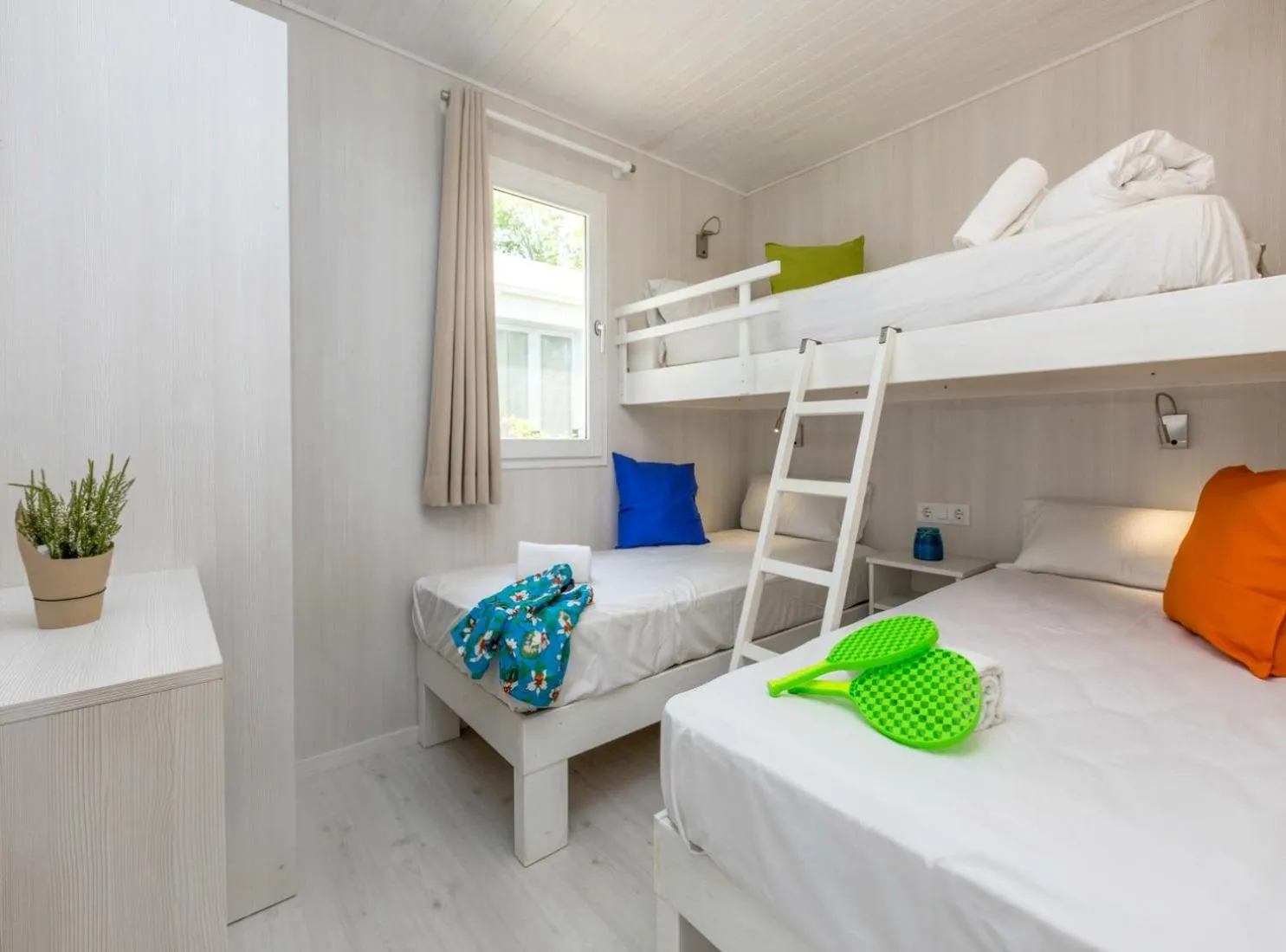 Bed in Tamarit Beach Resort