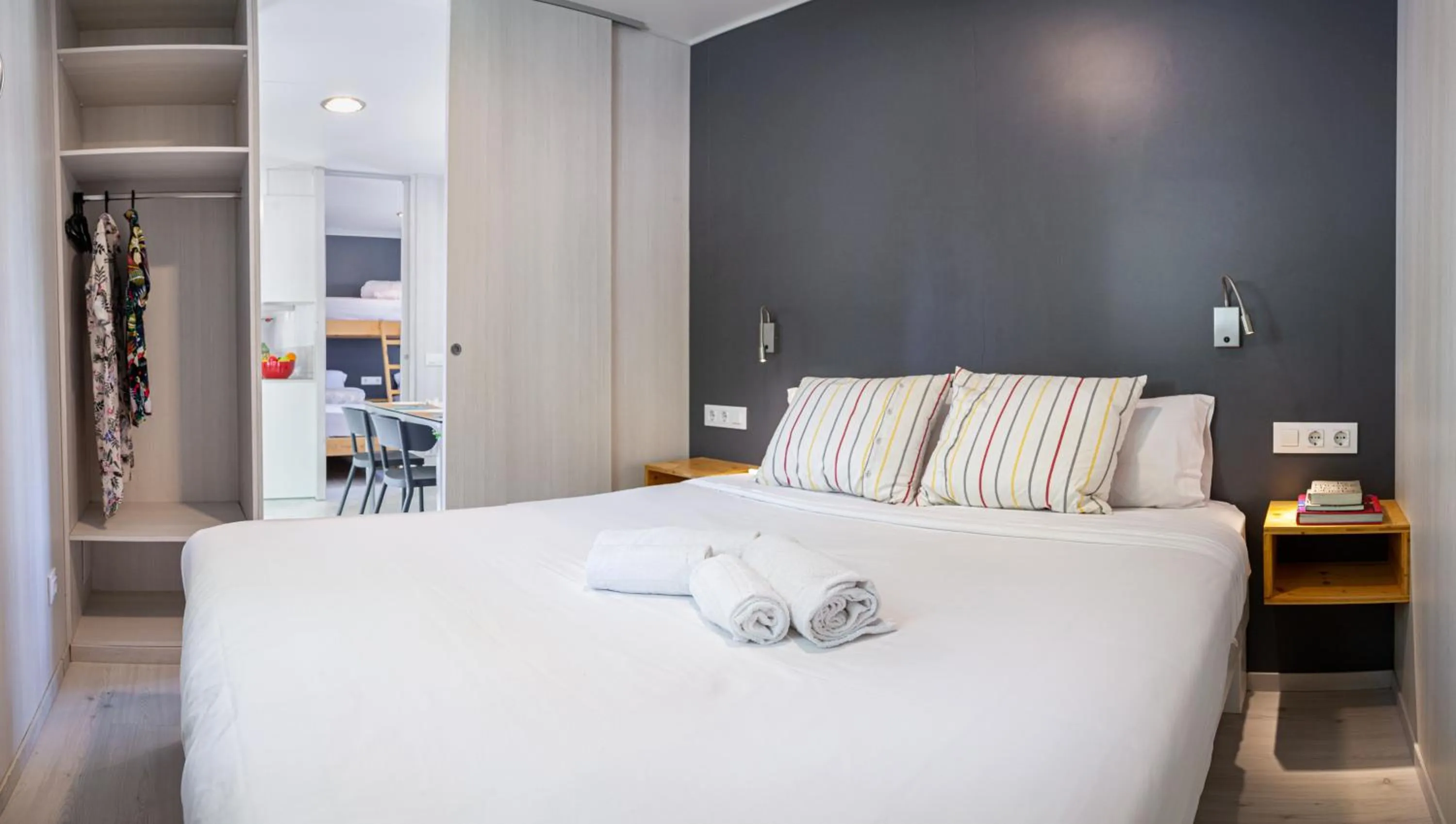 Bed in Tamarit Beach Resort