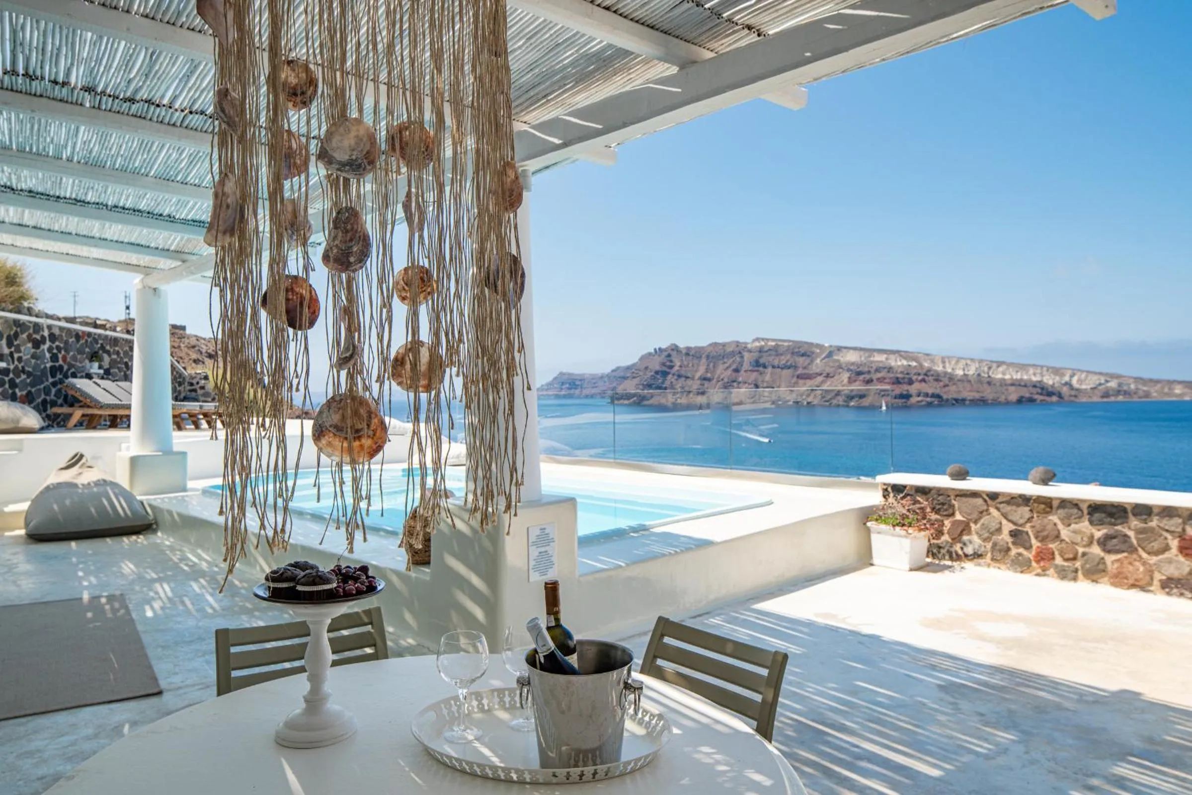 Balcony/Terrace in Ode Villa Oia Caldera & Sunset View