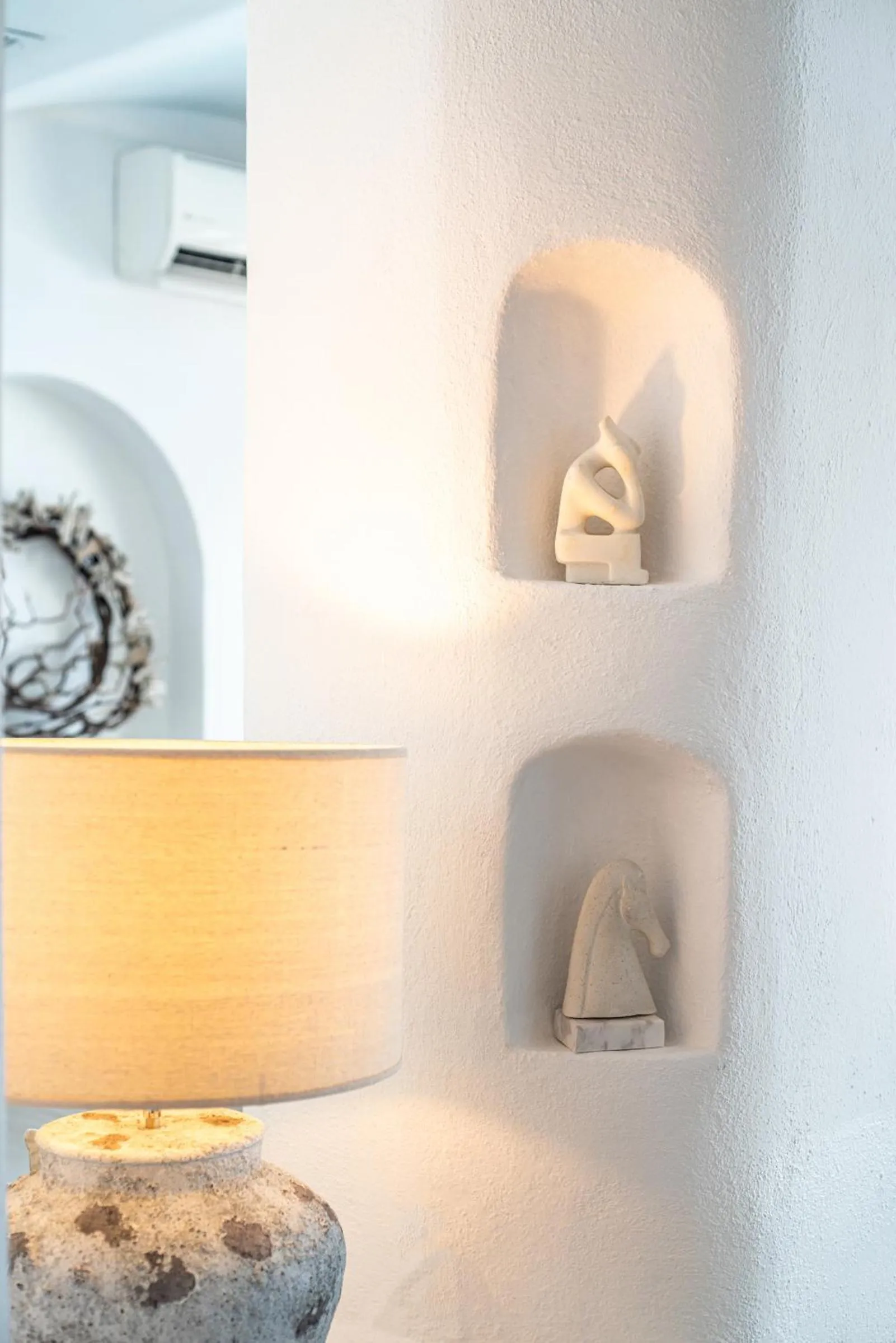 Living room in Ode Villa Oia Caldera & Sunset View