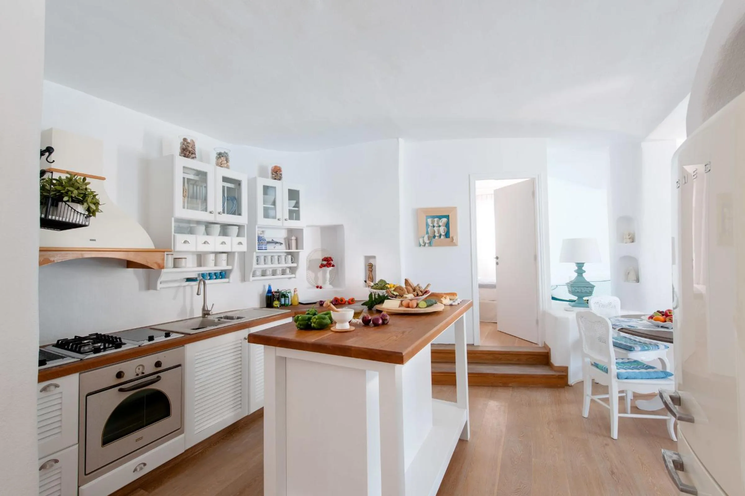 Kitchen or kitchenette in Ode Villa Oia Caldera & Sunset View