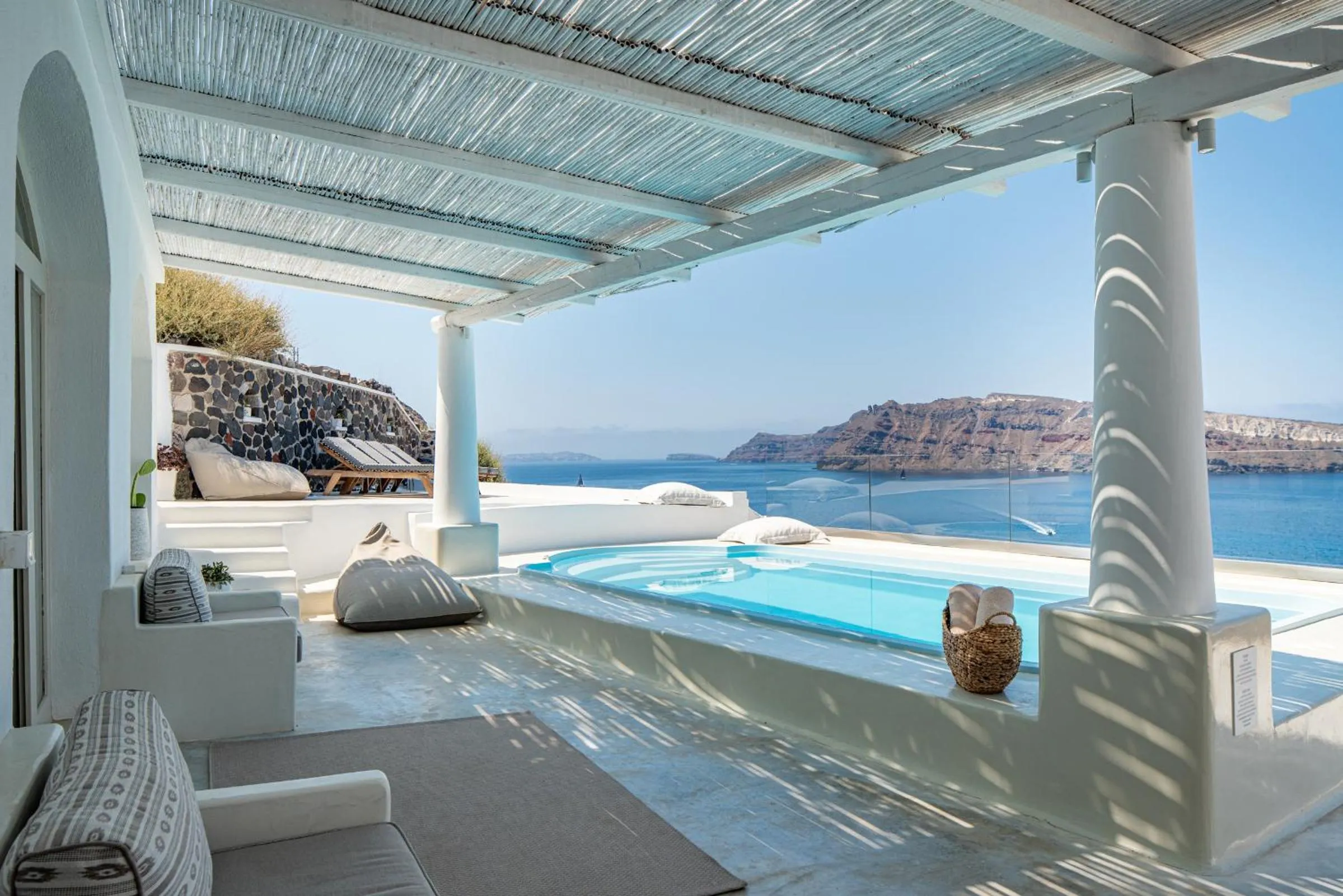 View (from property/room) in Ode Villa Oia Caldera & Sunset View