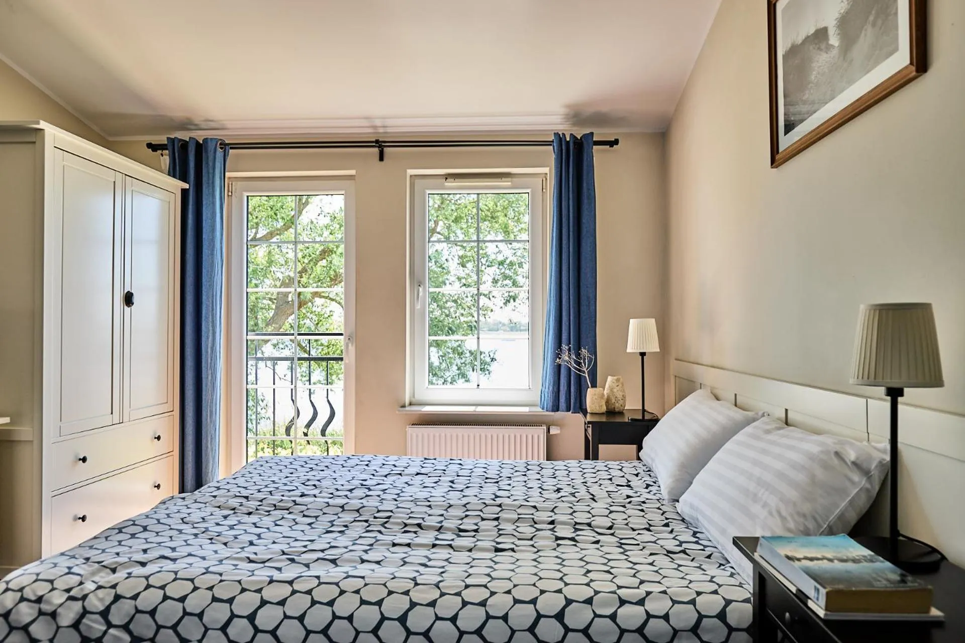 River view, Bed in Kurort Stara Wędzarnia