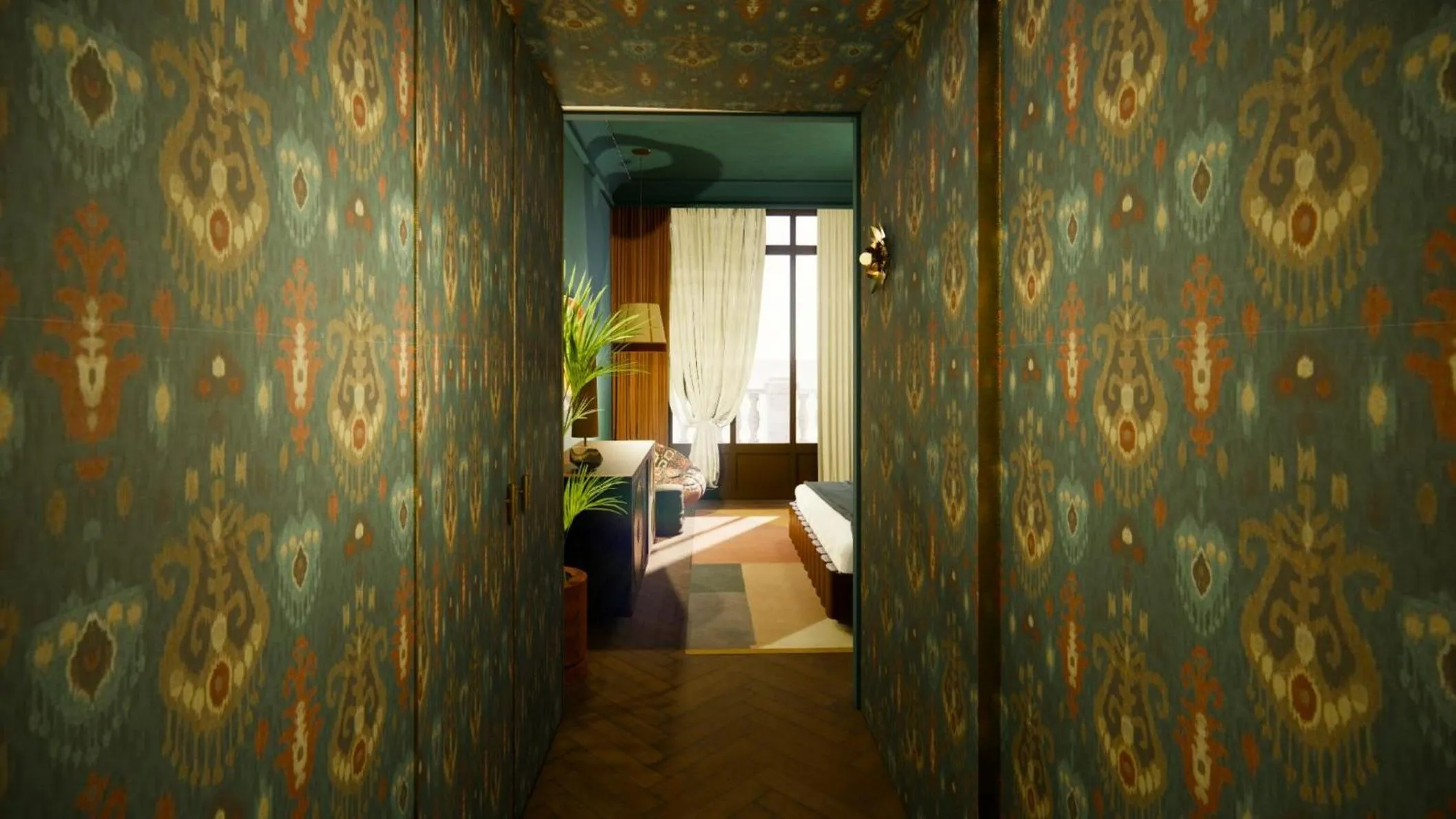 Photo of the whole room in Nômade Temple Madrid