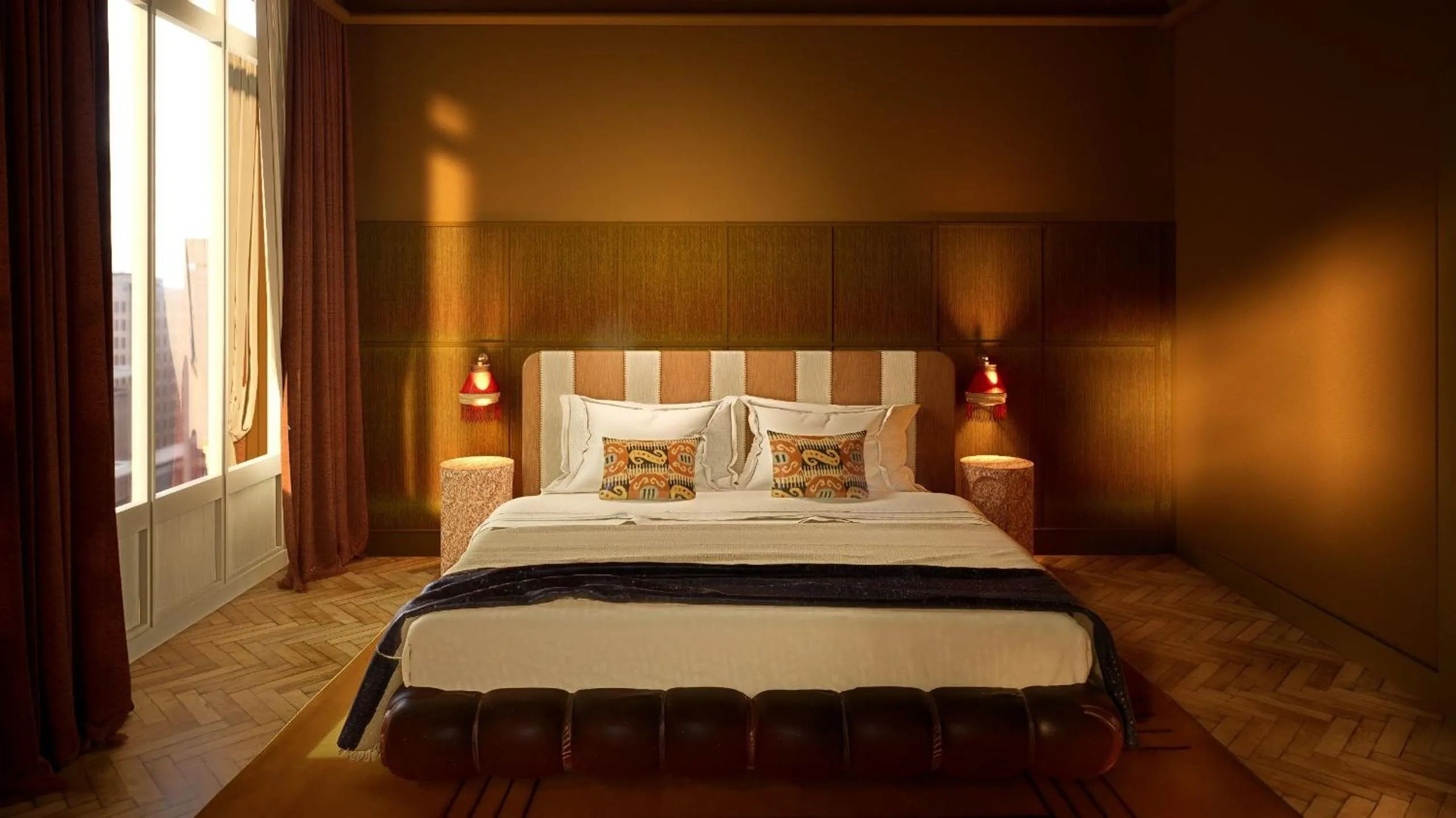 Bedroom, Bed in Nômade Temple Madrid