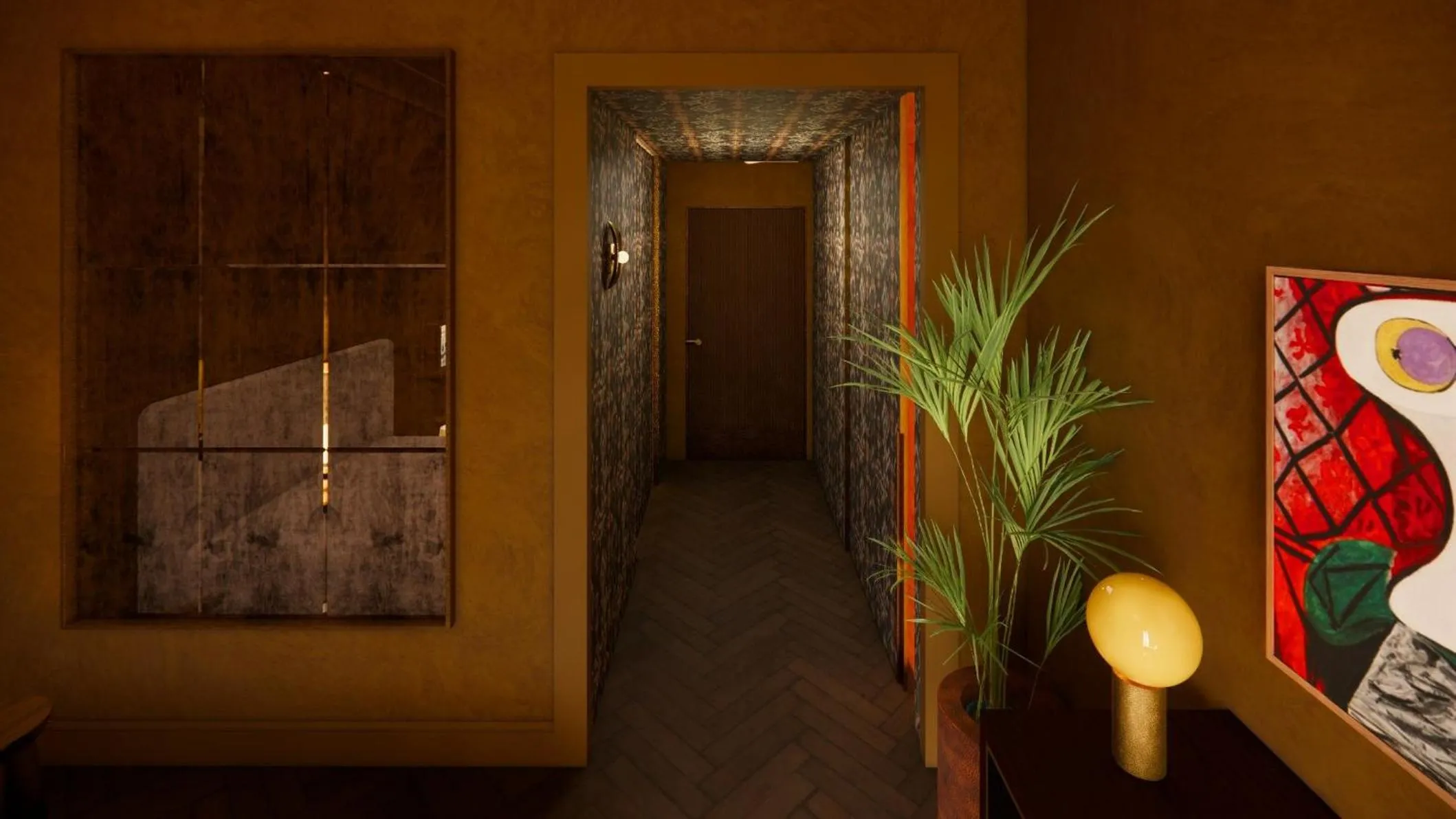 Photo of the whole room in Nômade Temple Madrid