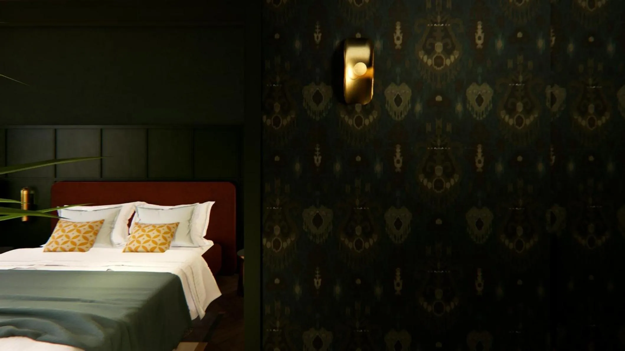 Property building, Bed in Nômade Temple Madrid