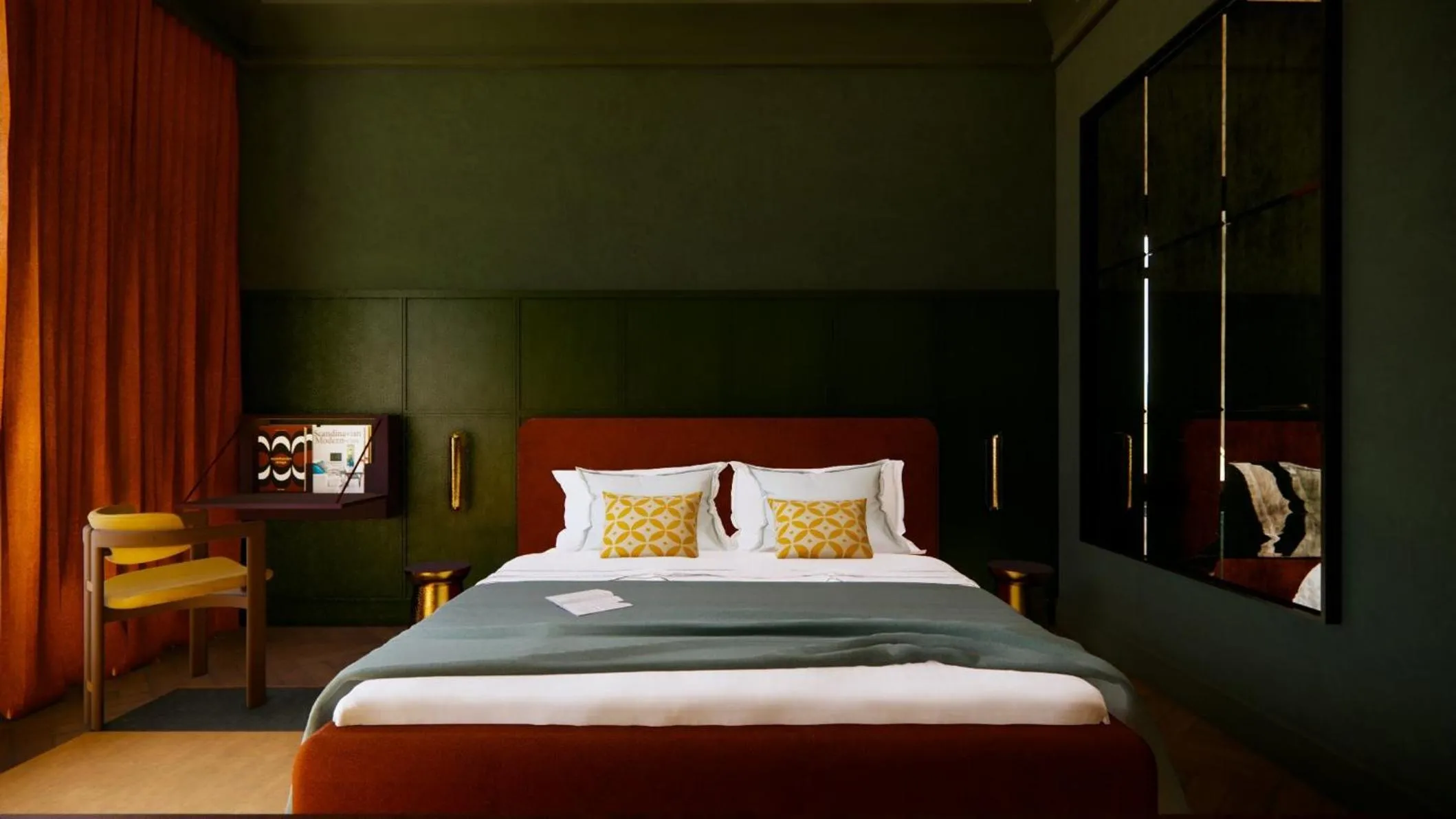 Bedroom, Bed in Nômade Temple Madrid