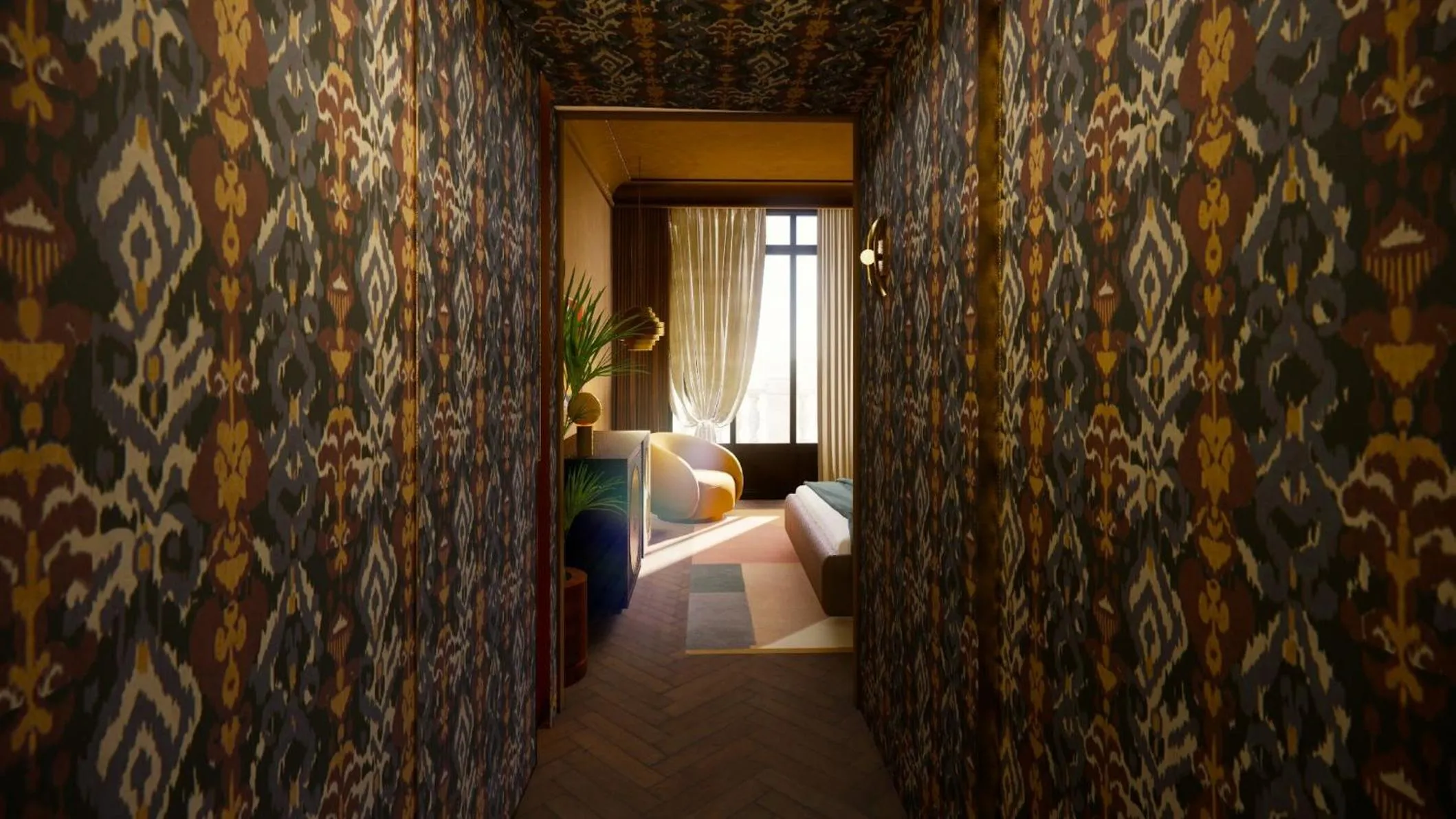 Photo of the whole room in Nômade Temple Madrid