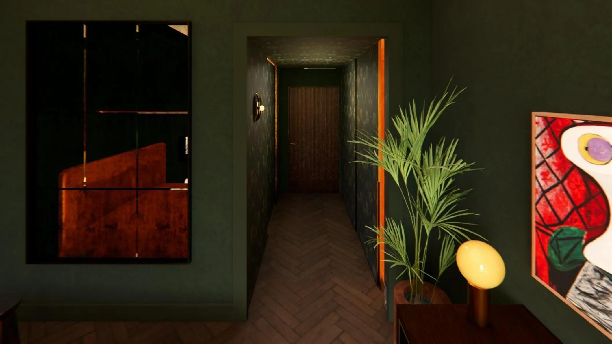 Photo of the whole room in Nômade Temple Madrid