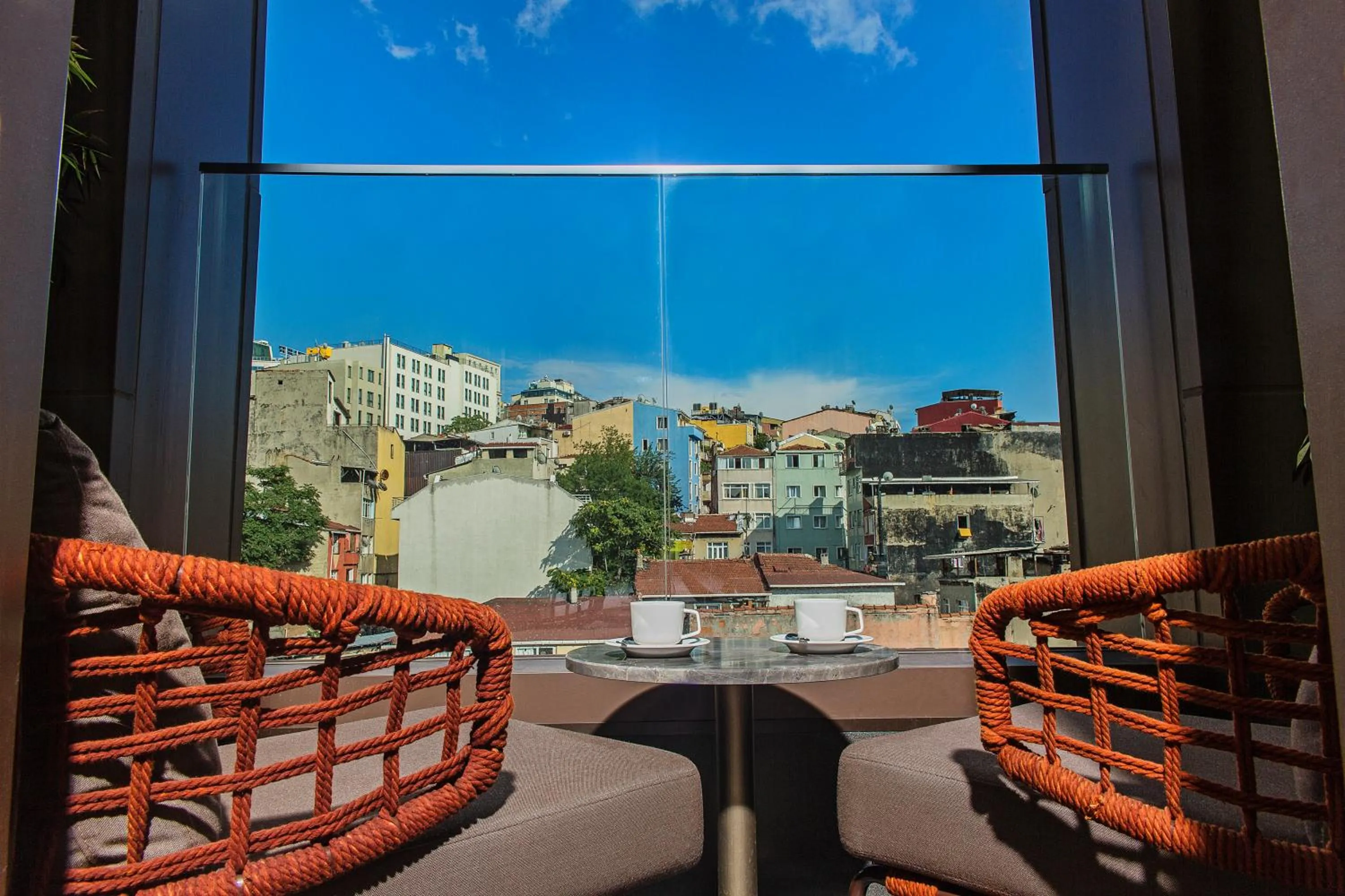 Balcony/Terrace in Naz City Hotel Taksim - Special Category